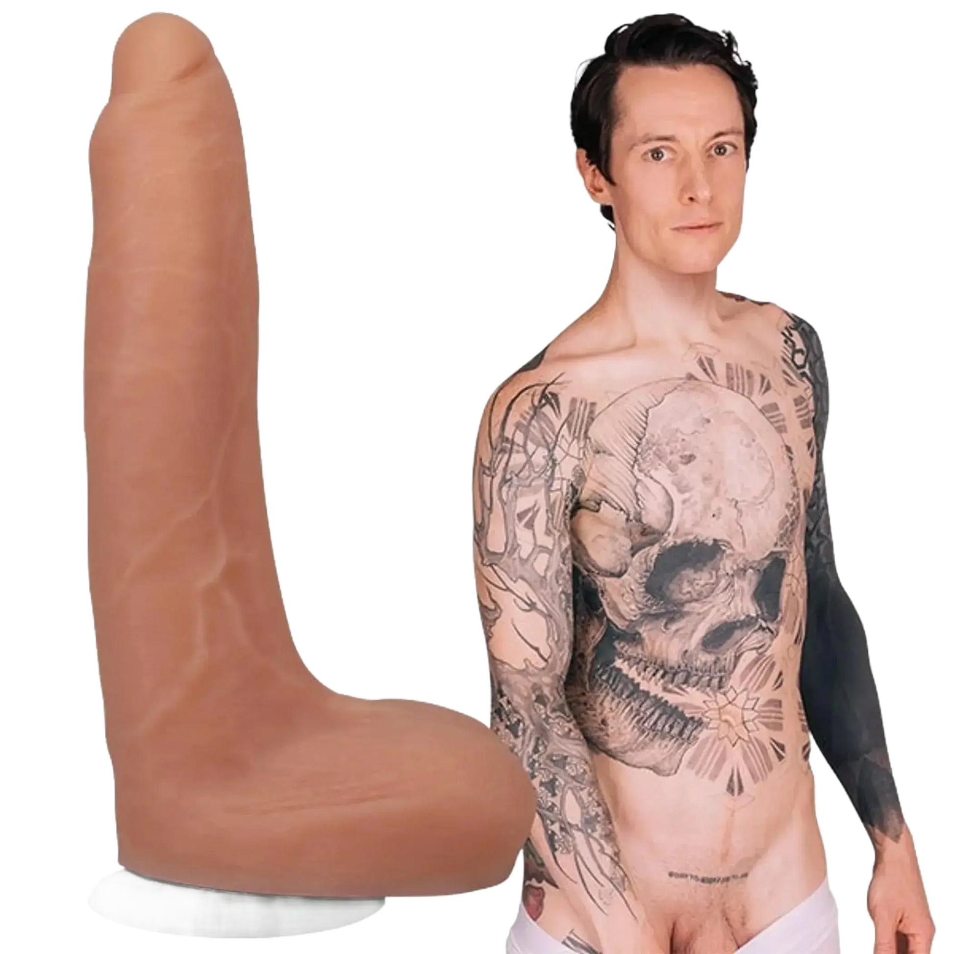 SIGNATURE COCKS OWEN GRAY SILICONE VANILLA Doc Johnson Novelties