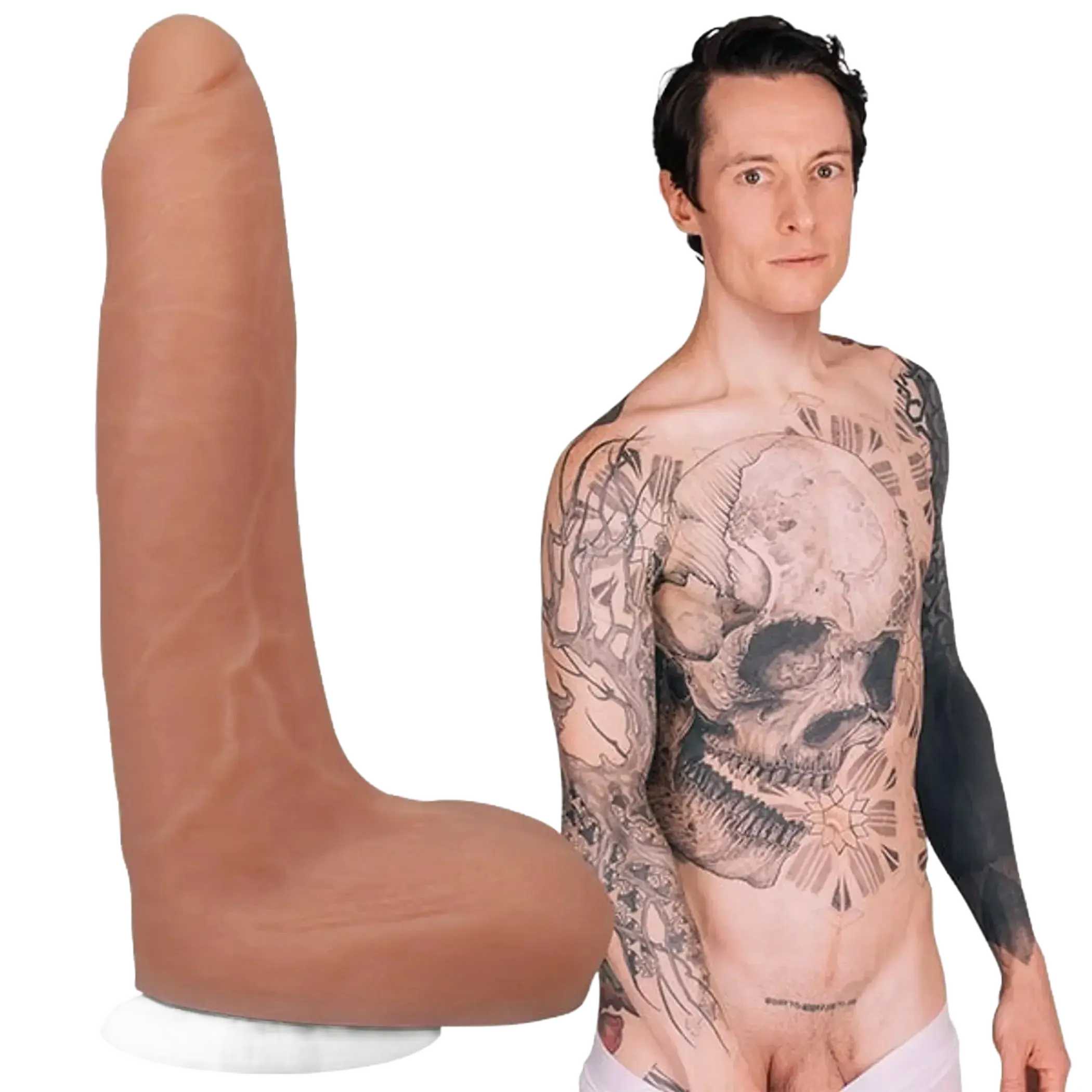 SIGNATURE COCKS OWEN GRAY SILICONE VANILLA Doc Johnson Novelties