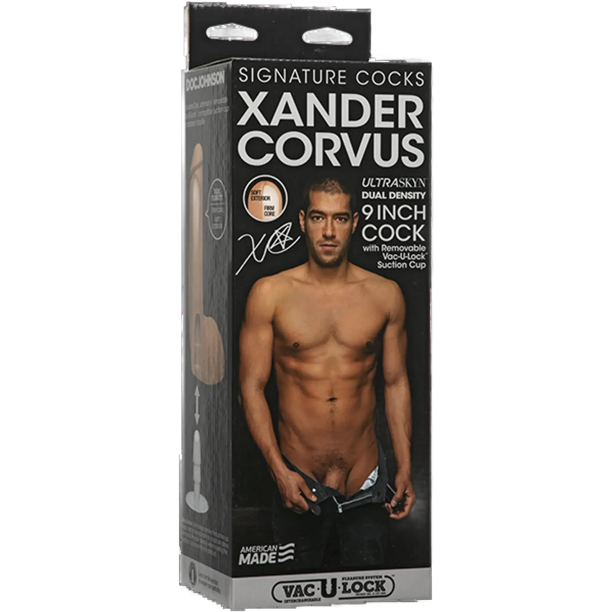 SIGNATURE COCKS XANDER CORVUS 9 IN ULTRASKYN Doc Johnson Novelties