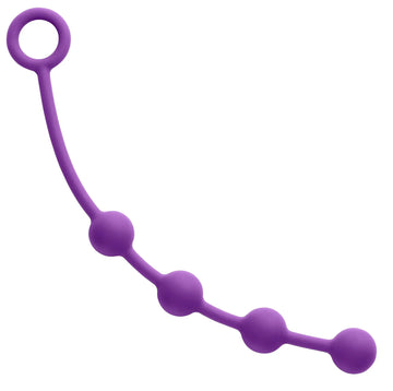Silicone Anal Beads Small Plum Cloud 9 Novelties