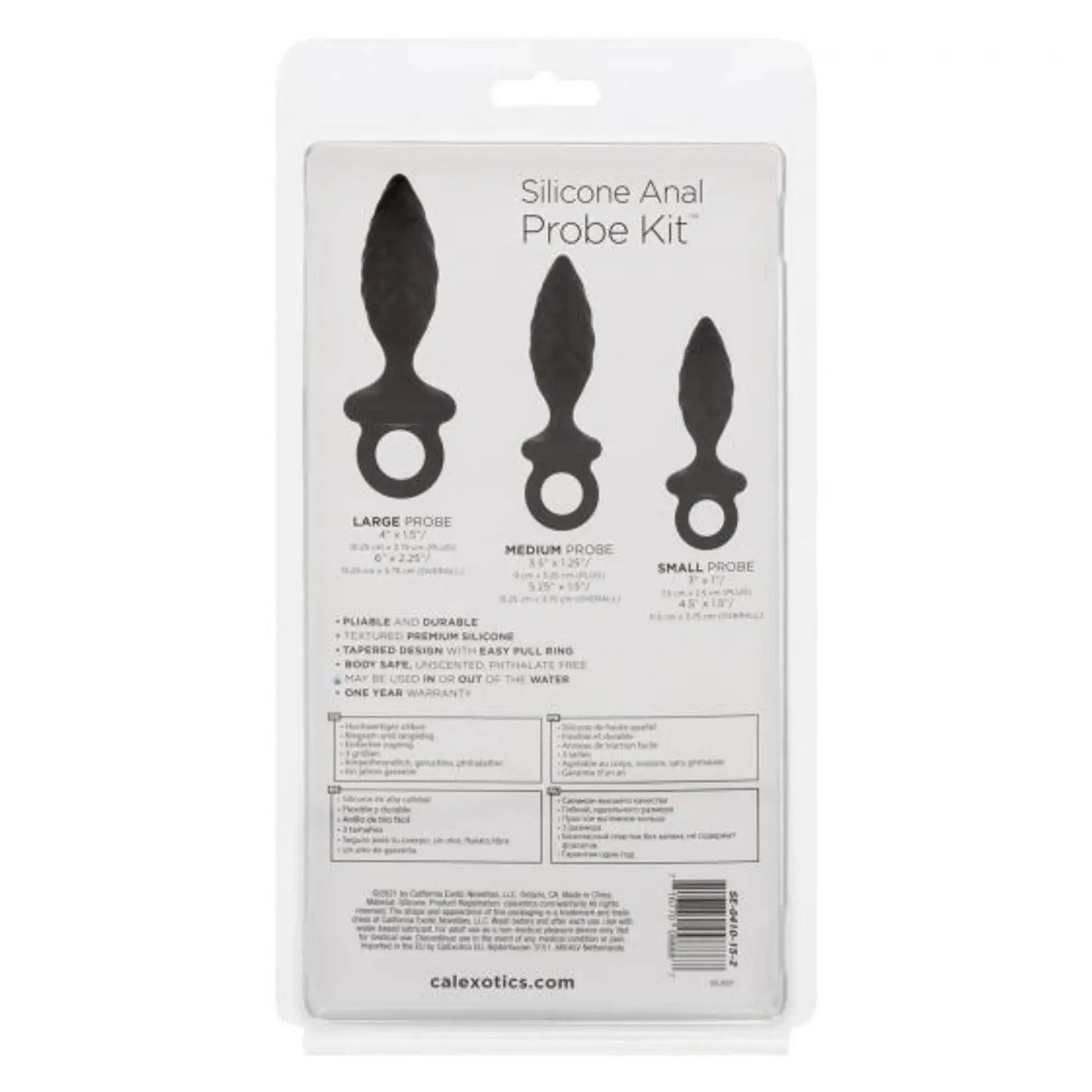 Silicone Anal Probe Kit California Exotic Novelties