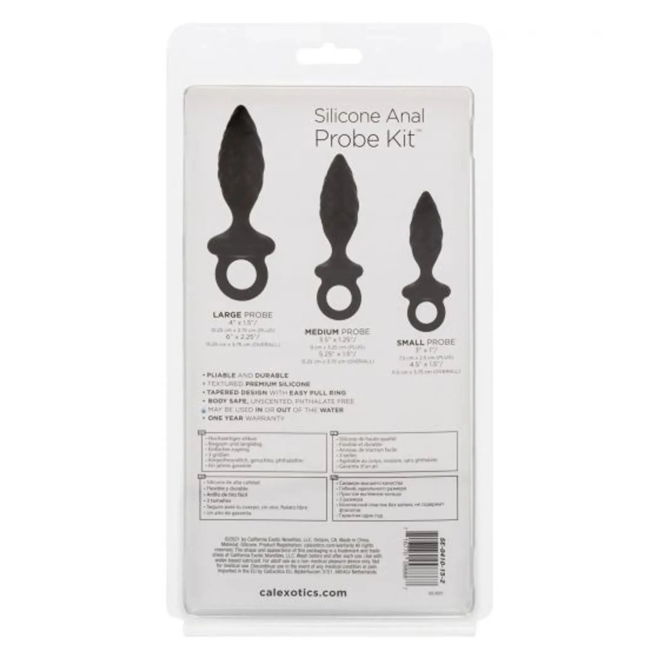 Silicone Anal Probe Kit California Exotic Novelties
