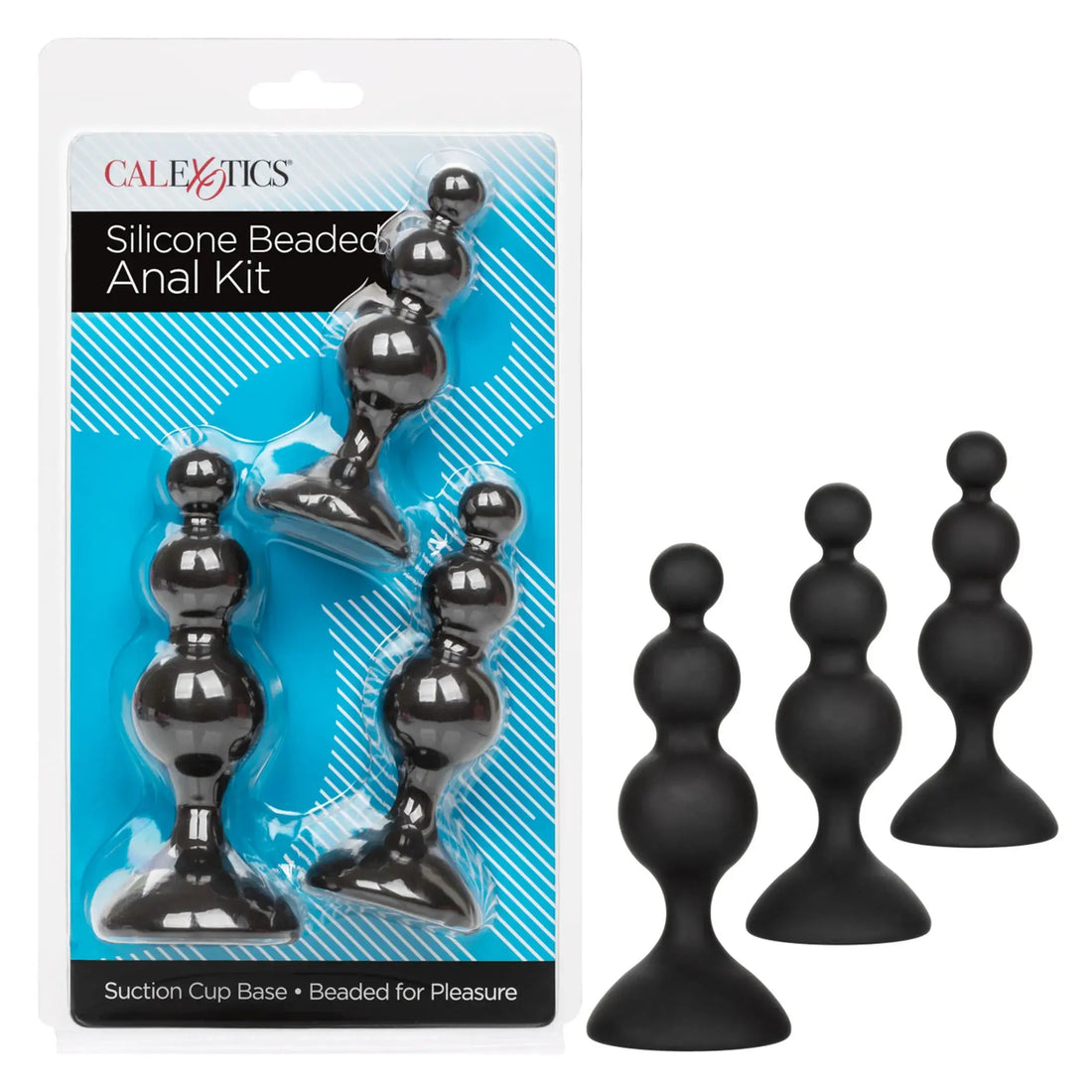 Silicone Beaded Anal Kit California Exotic Novelties