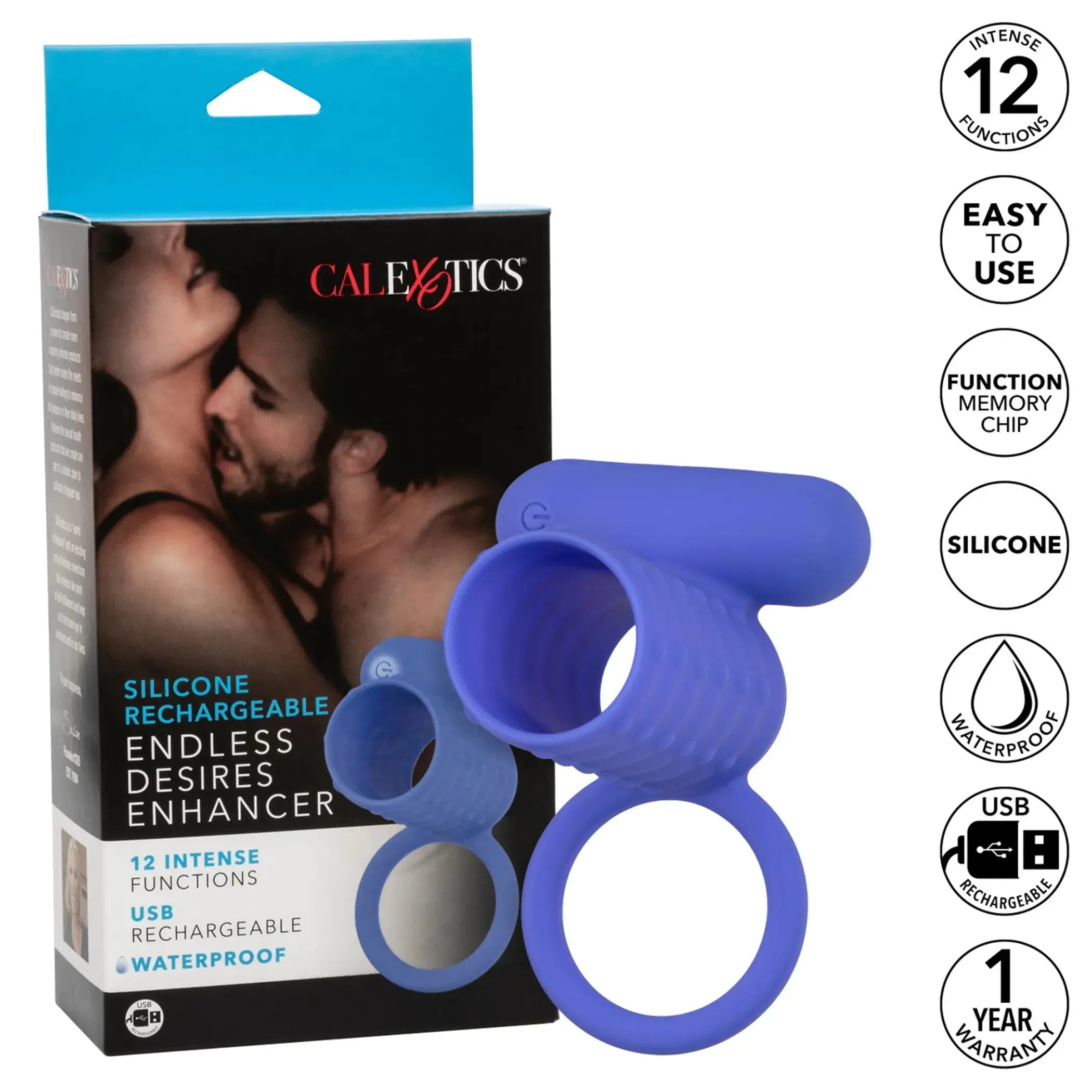 Silicone Rechargeable Endless Desires Enhancer California Exotic Novelties