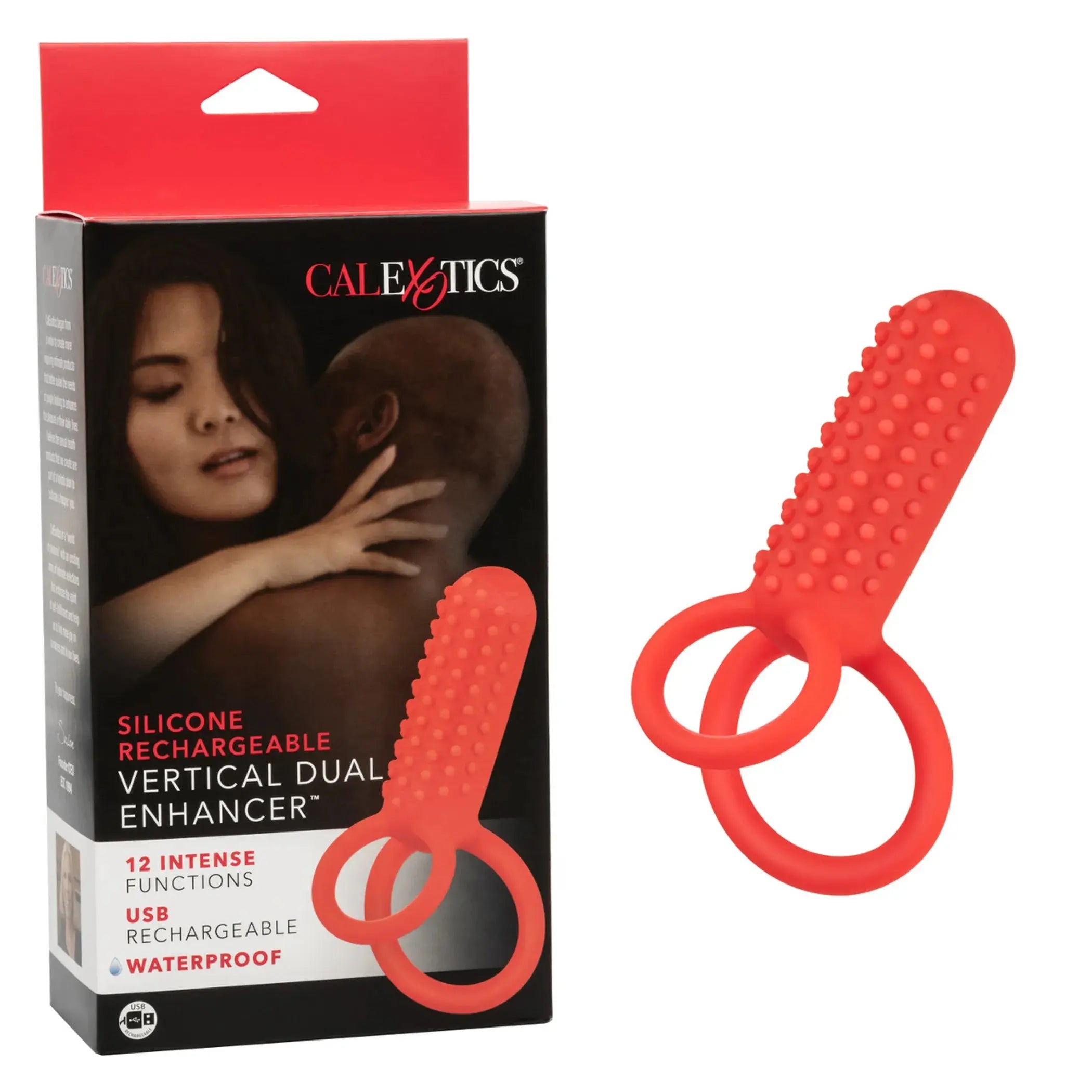 Silicone Rechargeable Vertical Dual Enhancer California Exotic Novelties
