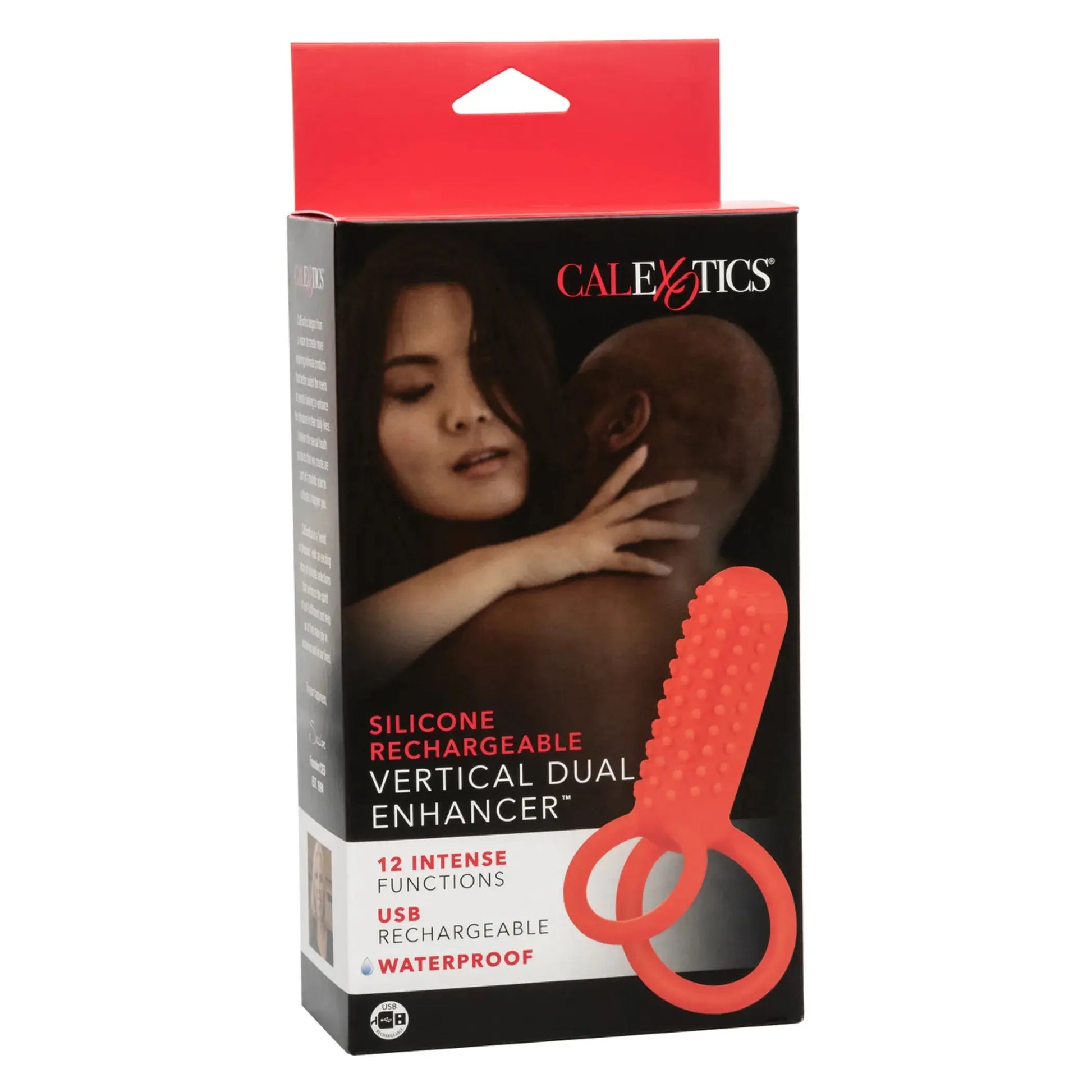 Silicone Rechargeable Vertical Dual Enhancer California Exotic Novelties