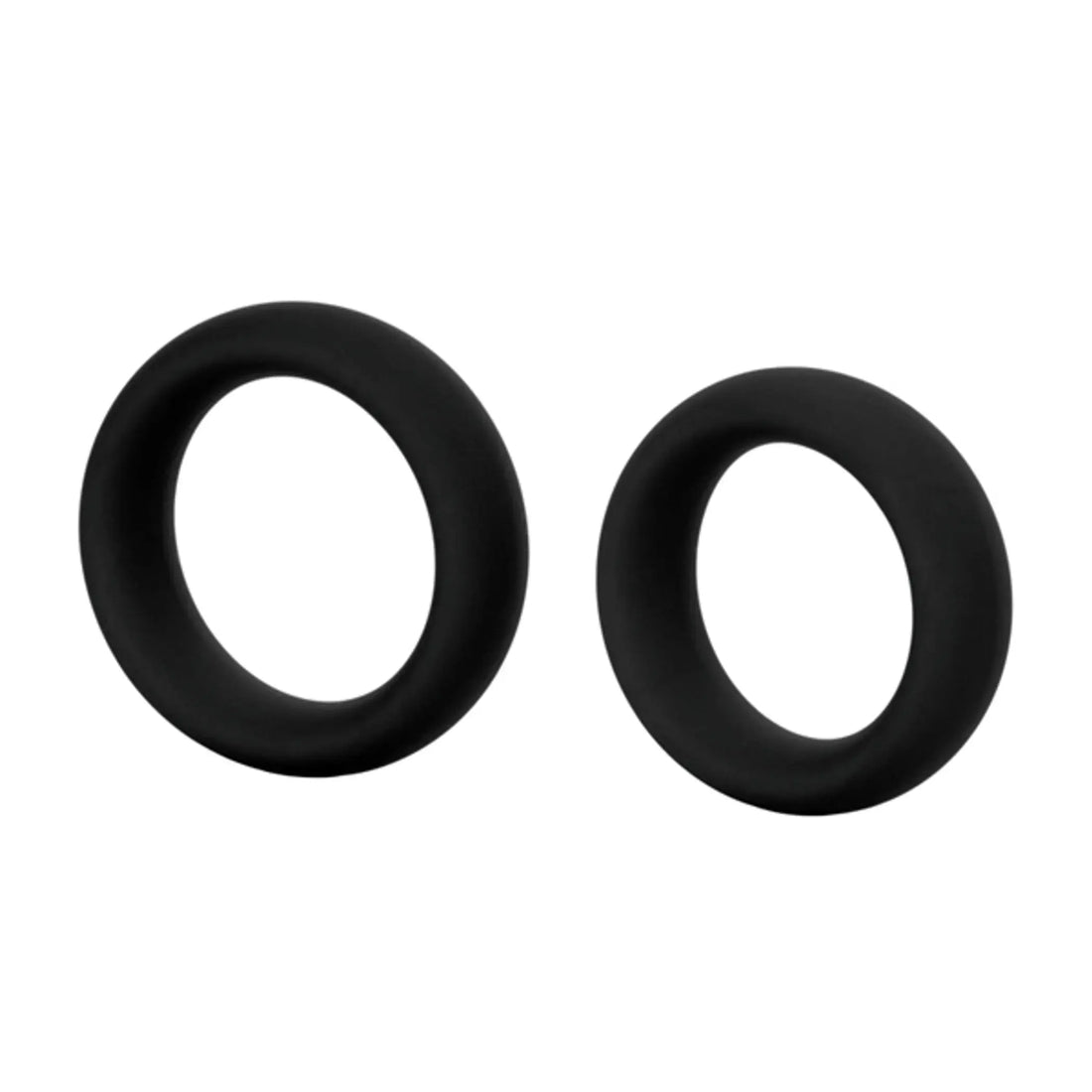 Silicone Super Rings Black California Exotic Novelties