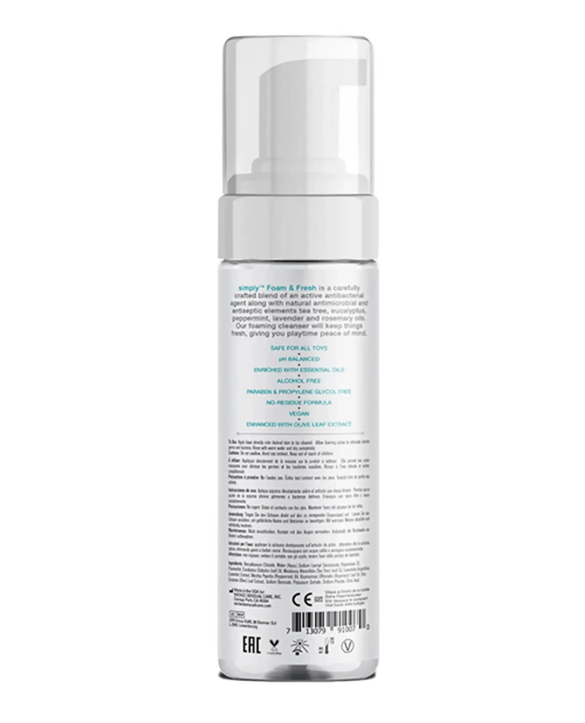 WICKED SIMPLY FOAM N FRESH 7OZ TOY CLEANER Wicked Lubes