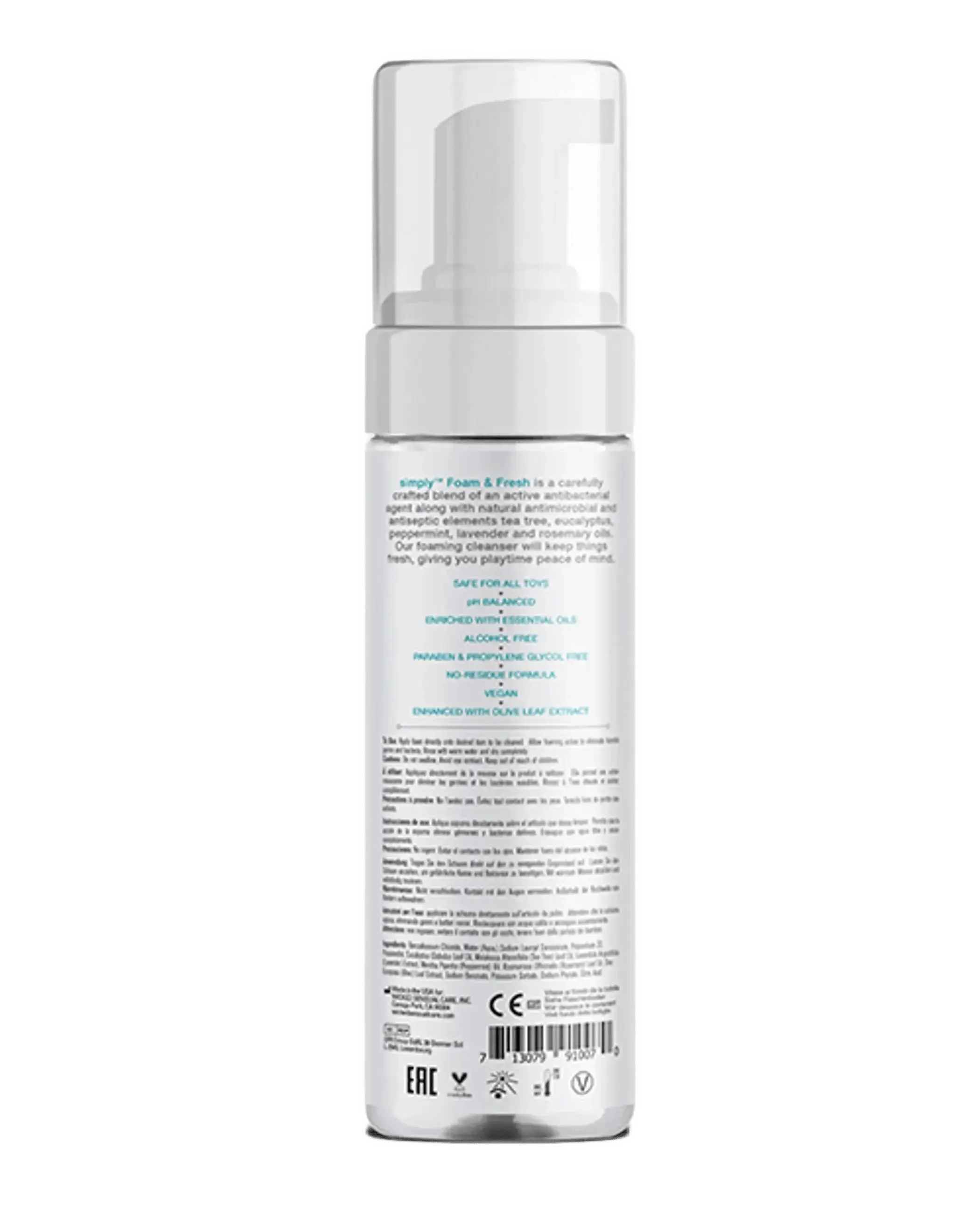 WICKED SIMPLY FOAM N FRESH 7OZ TOY CLEANER Wicked Lubes