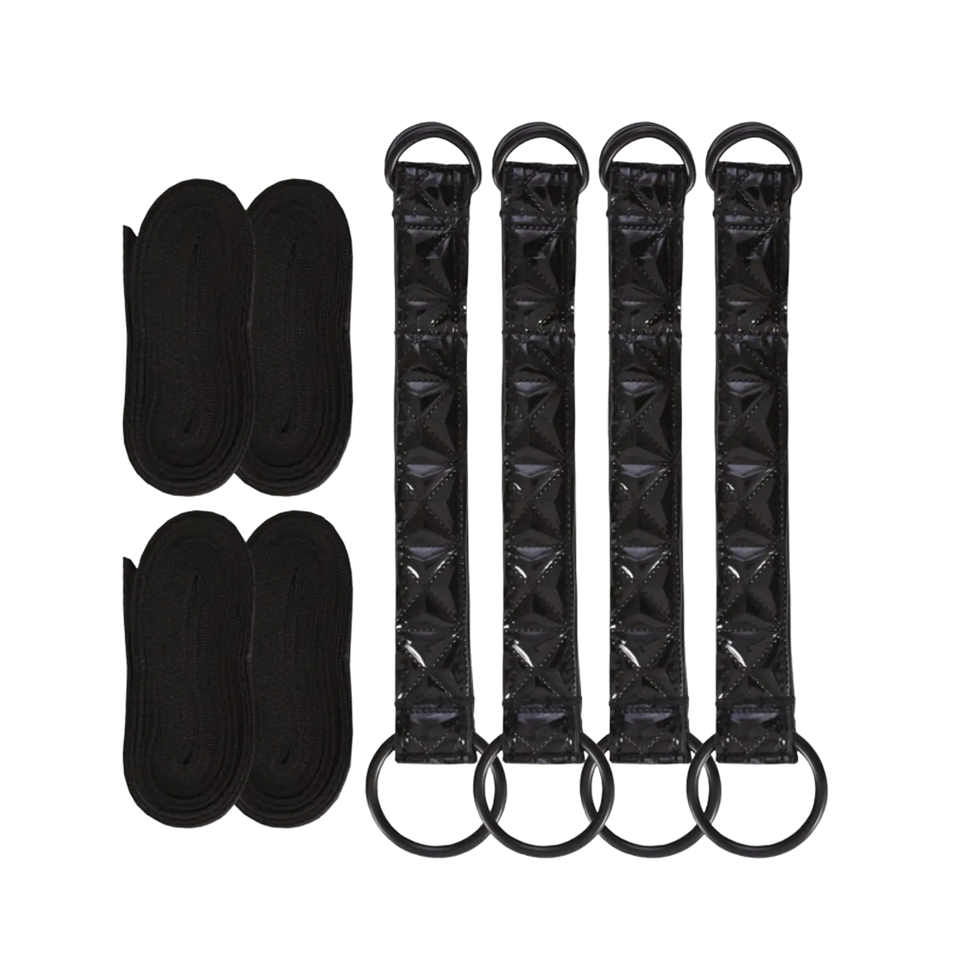 SINFUL BED RESTRAINT STRAPS BLACK NS Novelties