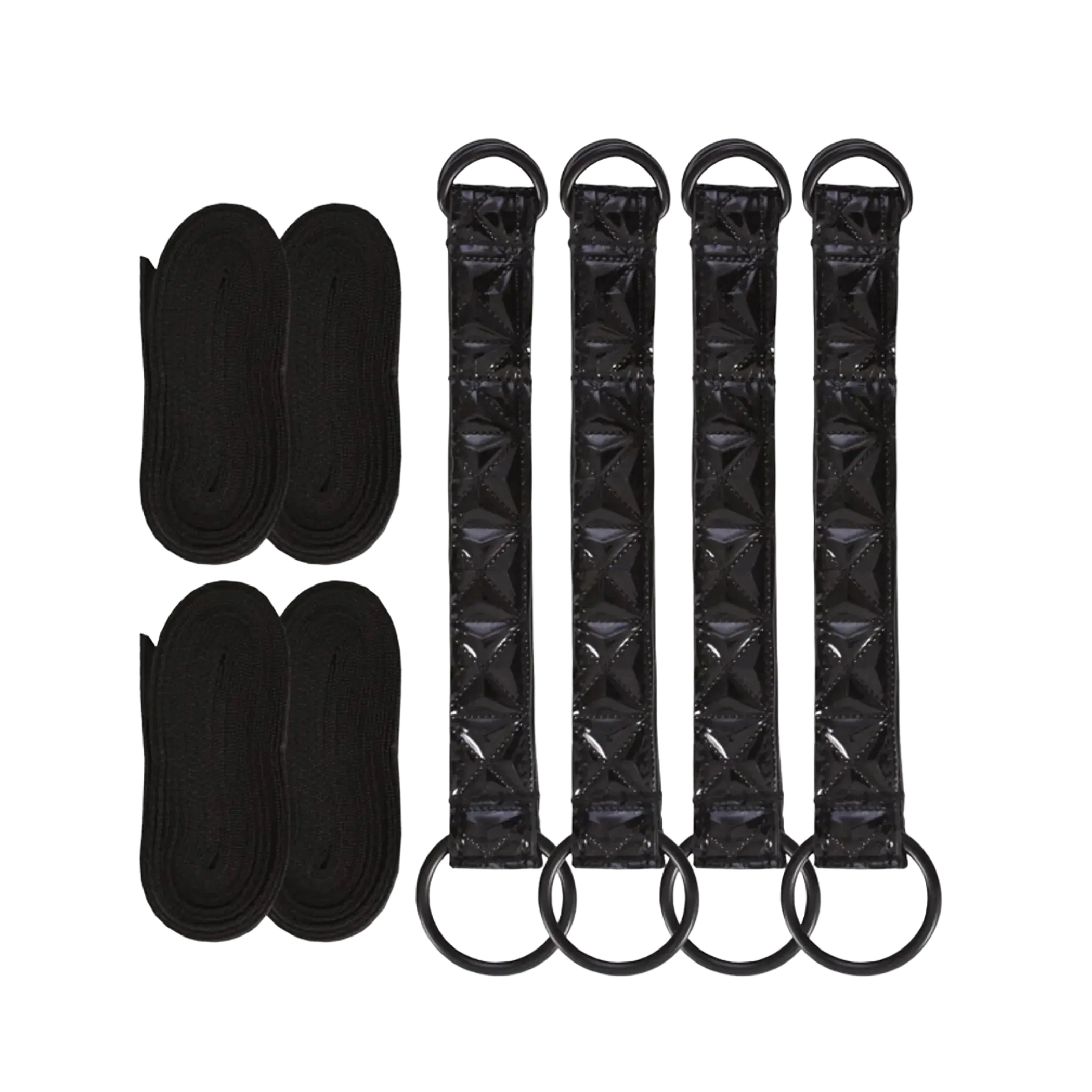 SINFUL BED RESTRAINT STRAPS BLACK NS Novelties