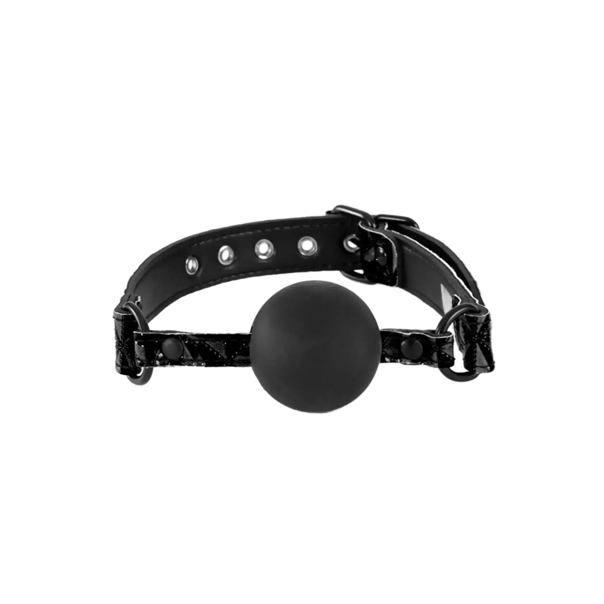 SINFUL SOFT SILICONE GAG BLACK NS Novelties