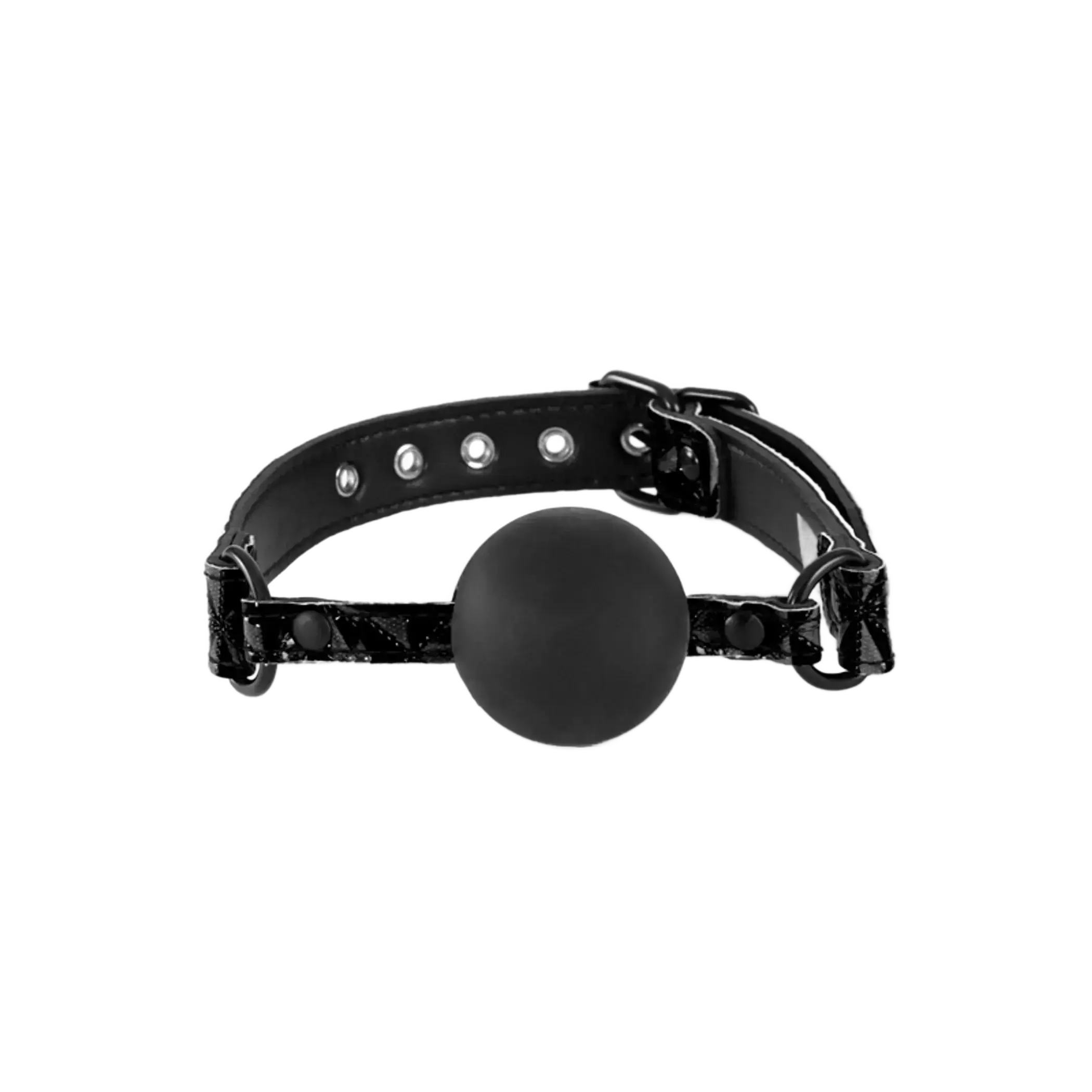 SINFUL SOFT SILICONE GAG BLACK NS Novelties
