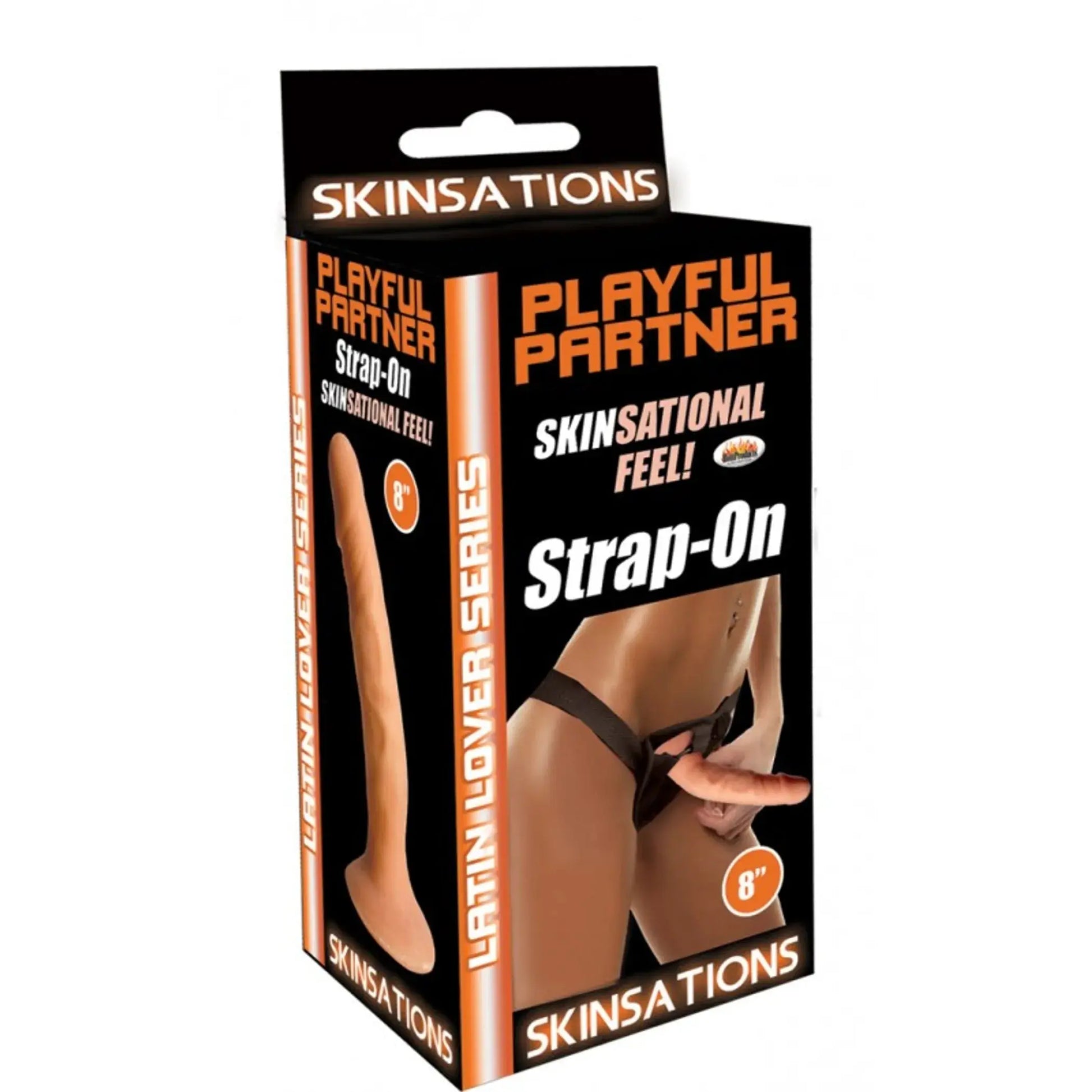 Skinsations Latin Lover Playful Partner 8 Strap-On HOTT Products