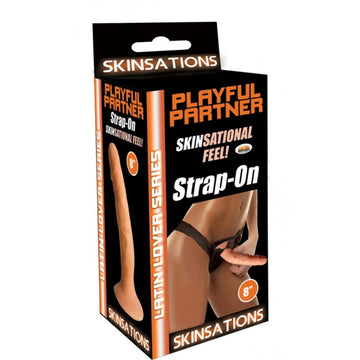 Skinsations Latin Lover Playful Partner 8 Strap-On HOTT Products