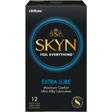 LIFESTYLES SKYN EXTRA LUBRICATED 12PK Paradise Products