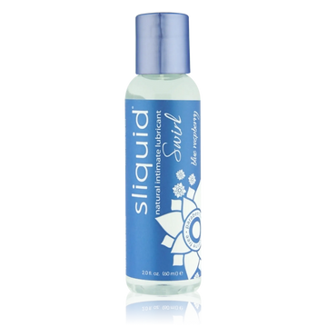 Sliquid Swirl Blue Raspberry Flavored Lubricant 2 oz SLiquid Lubricants
