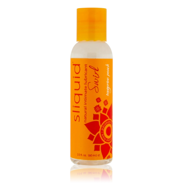 Sliquid Swirl Tangerine Peach Flavored Lubricant 2 oz SLiquid Lubricants