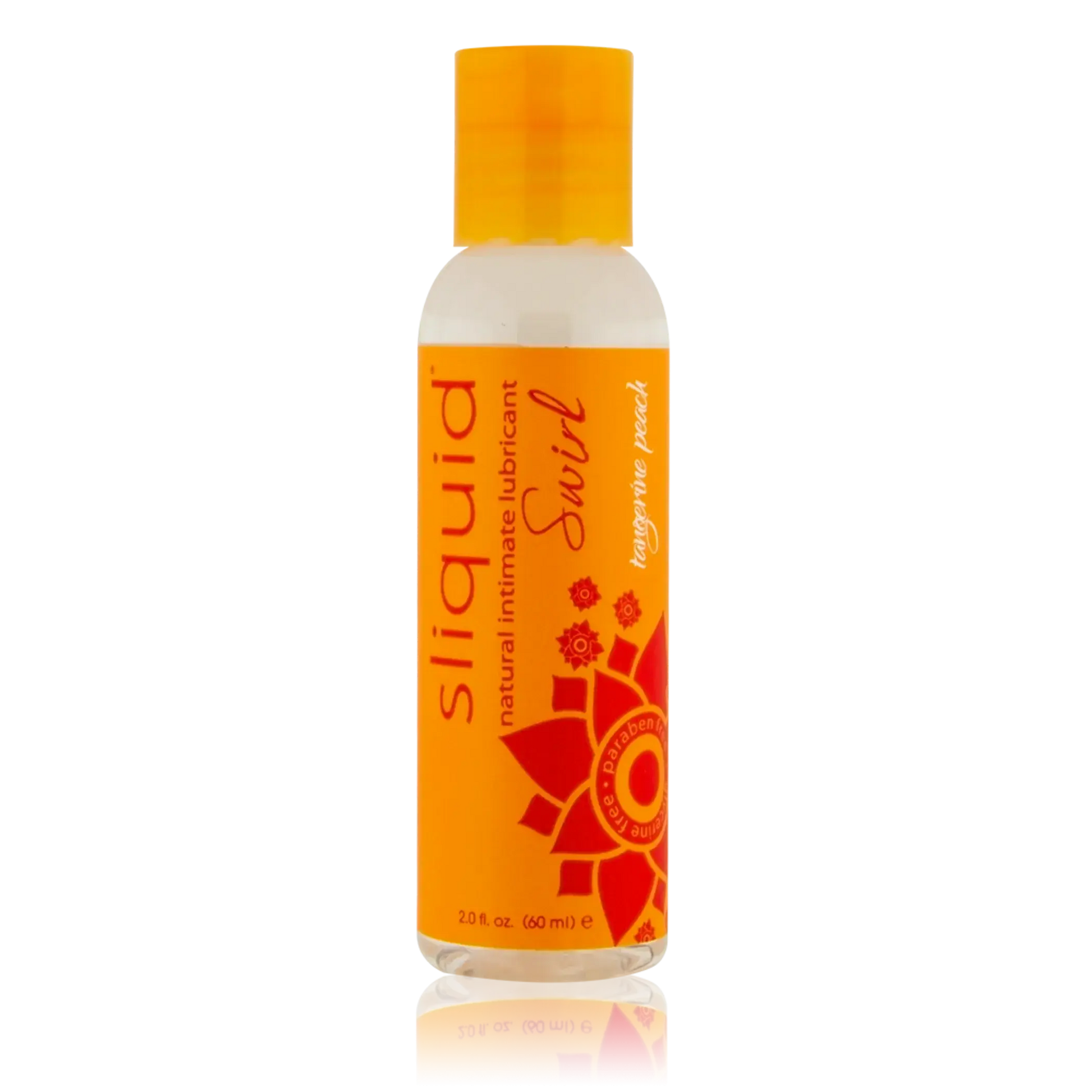 Sliquid Swirl Tangerine Peach Flavored Lubricant 2 oz SLiquid Lubricants