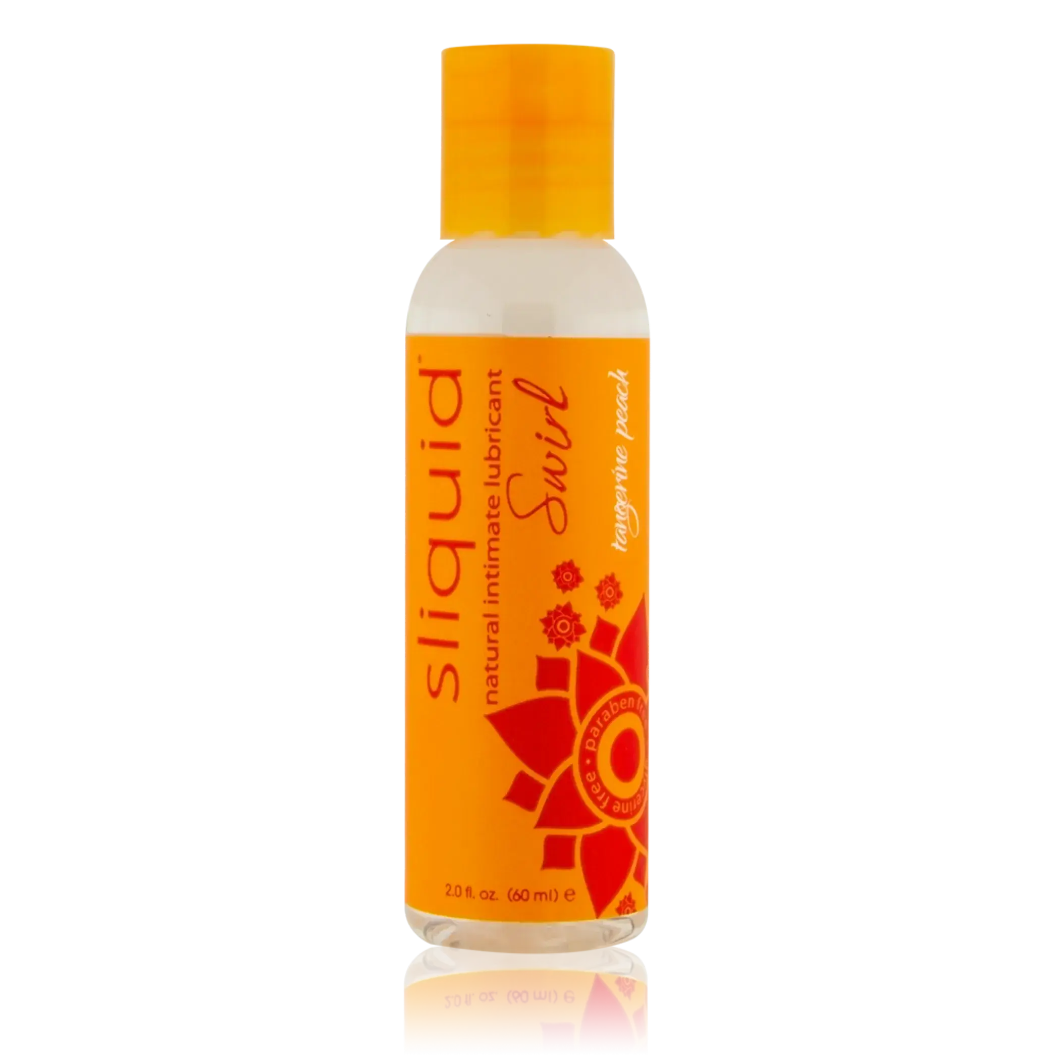 Sliquid Swirl Tangerine Peach Flavored Lubricant 2 oz SLiquid Lubricants