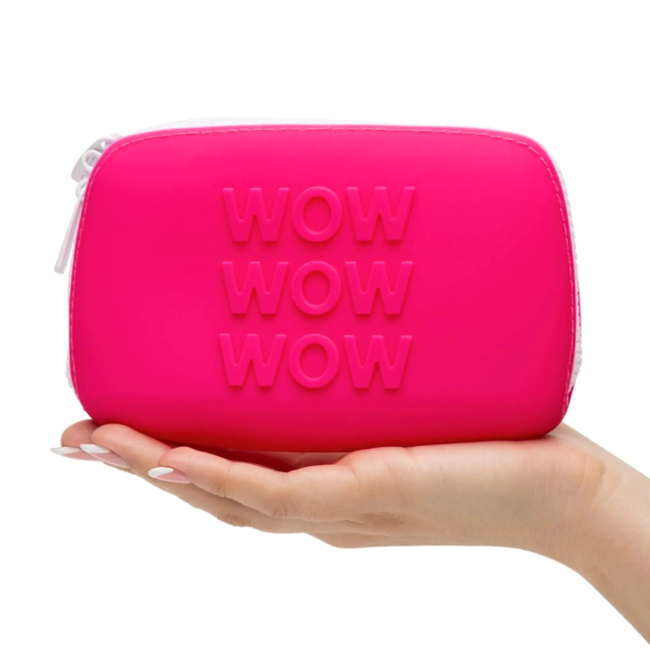 Small Pink Silicone Zip Storage Bag Love Honey