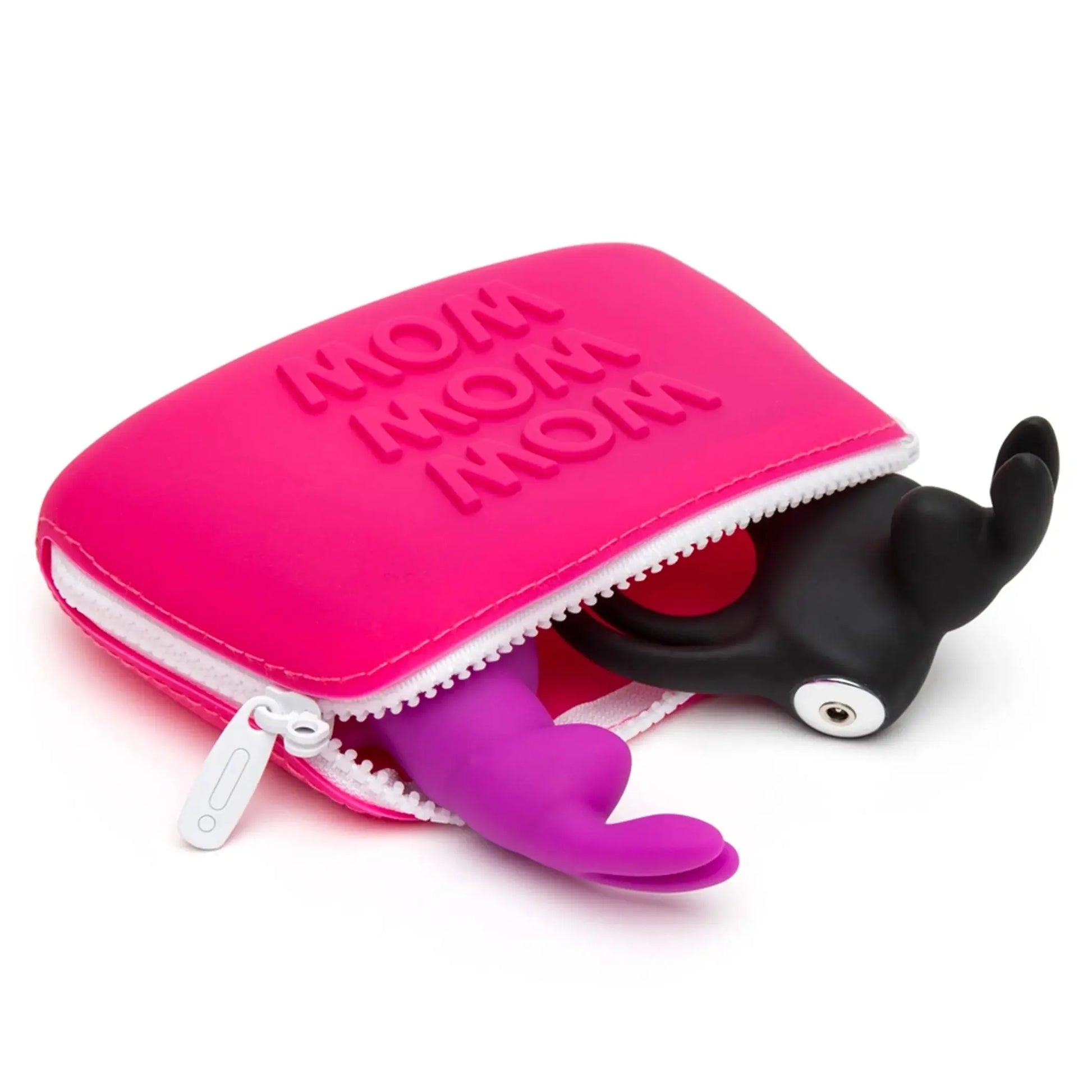 Small Pink Silicone Zip Storage Bag Love Honey