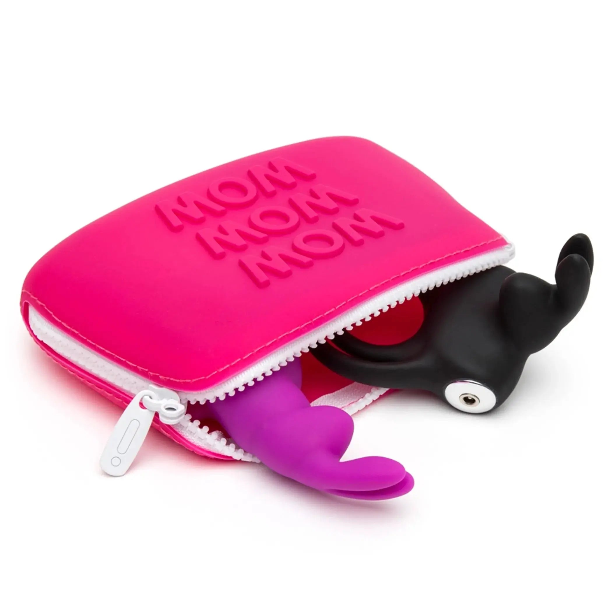 Small Pink Silicone Zip Storage Bag Love Honey
