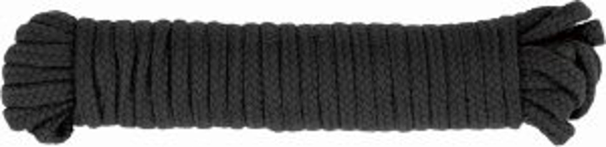 Soft Bondage Rope 33 Feet Black Spartacus