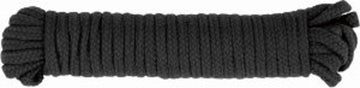 Soft Bondage Rope 33 Feet Black Spartacus