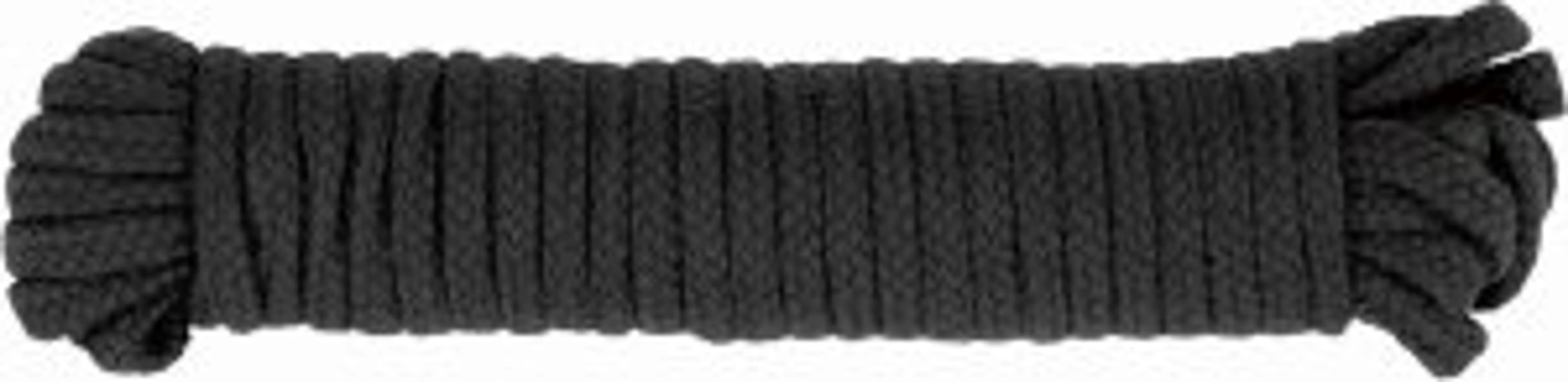 Soft Bondage Rope 33 Feet Black Spartacus