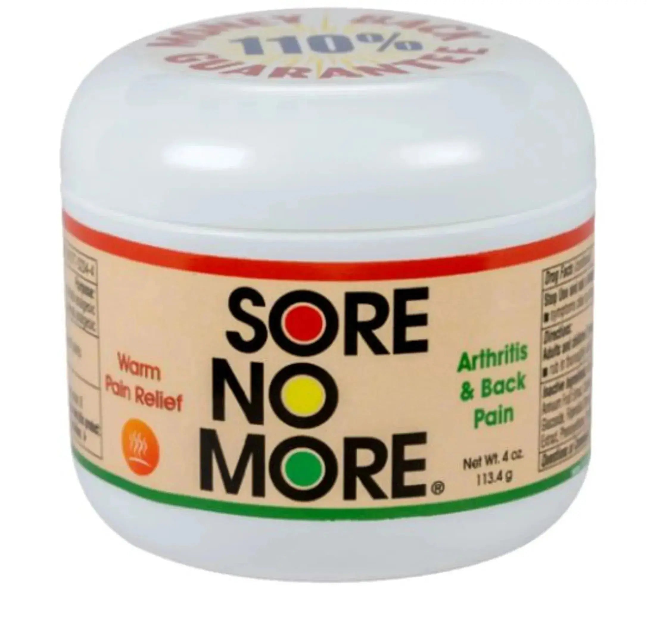 Sore No More Warm Pain Relief Roll-On 3 Oz Sombra Wellness Products