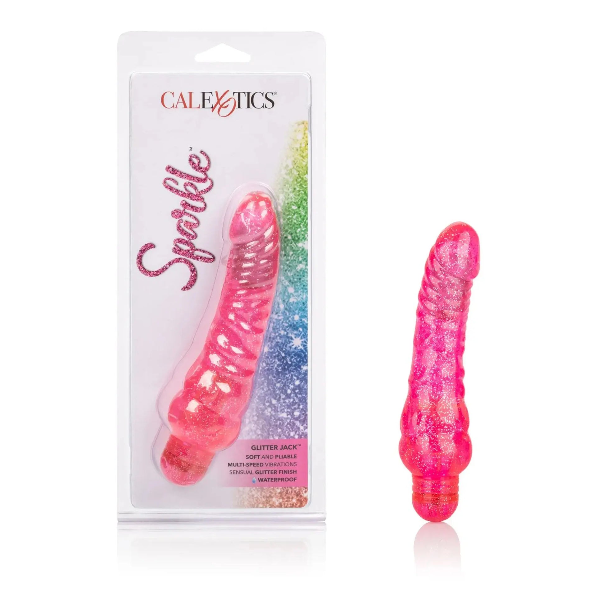 Sparkle Glitter Jack Pink Vibrator California Exotic Novelties