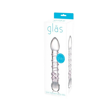 GLAS SPIRAL STAIRCASE FULL TIP DILDO Electric / Hustler Lingerie