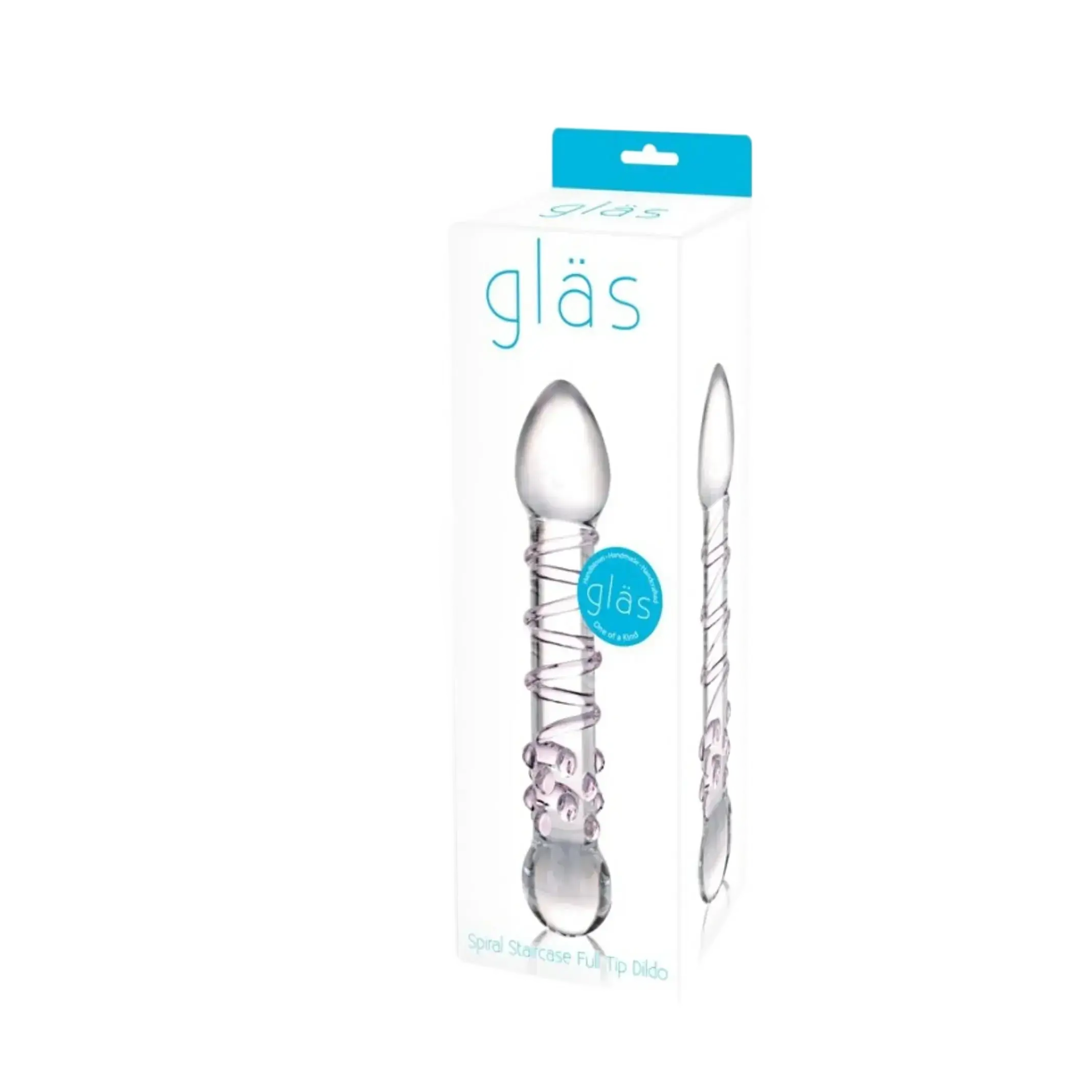 GLAS SPIRAL STAIRCASE FULL TIP DILDO Electric / Hustler Lingerie