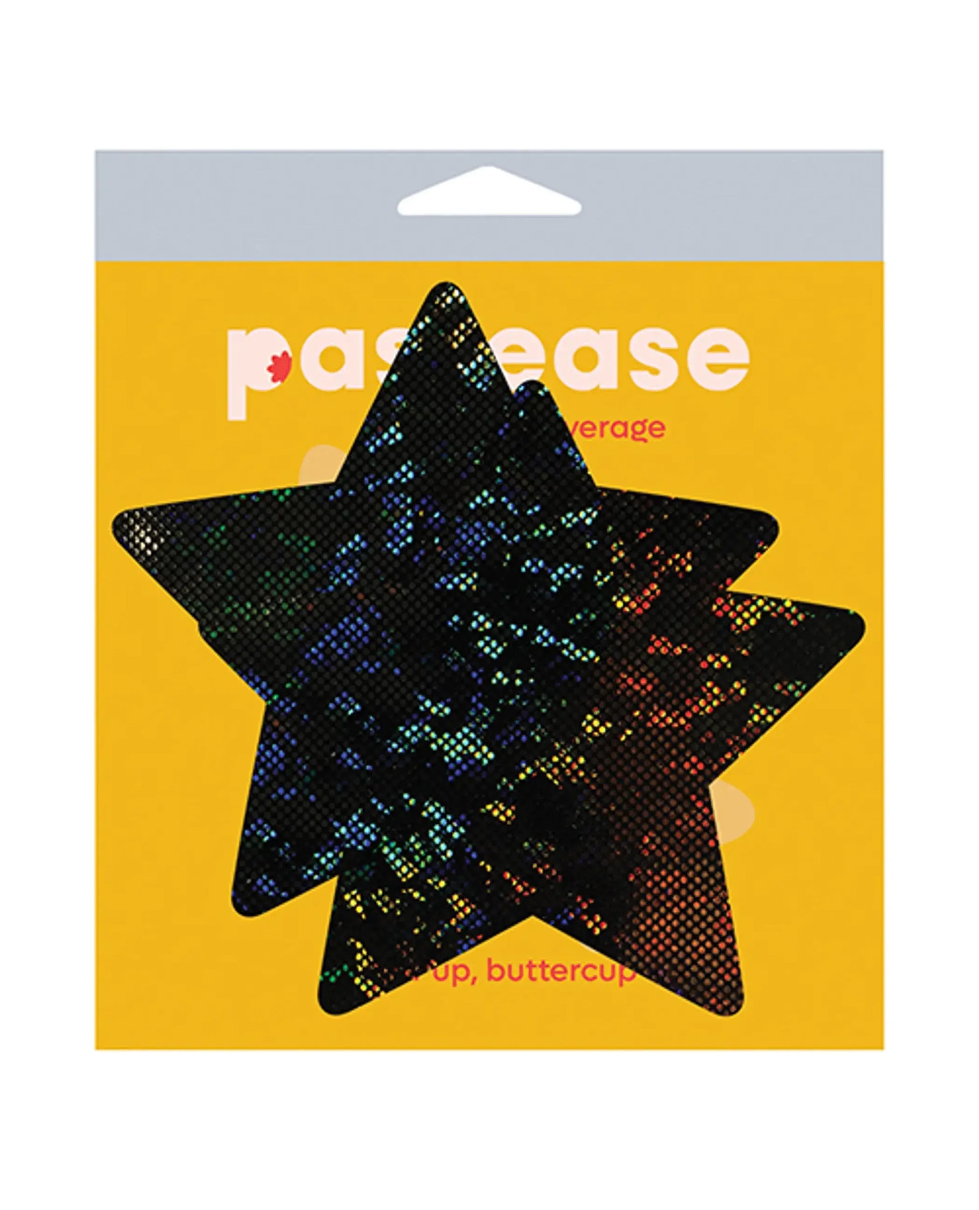 Star Black Disco Ball Fuller Coverage Pastease