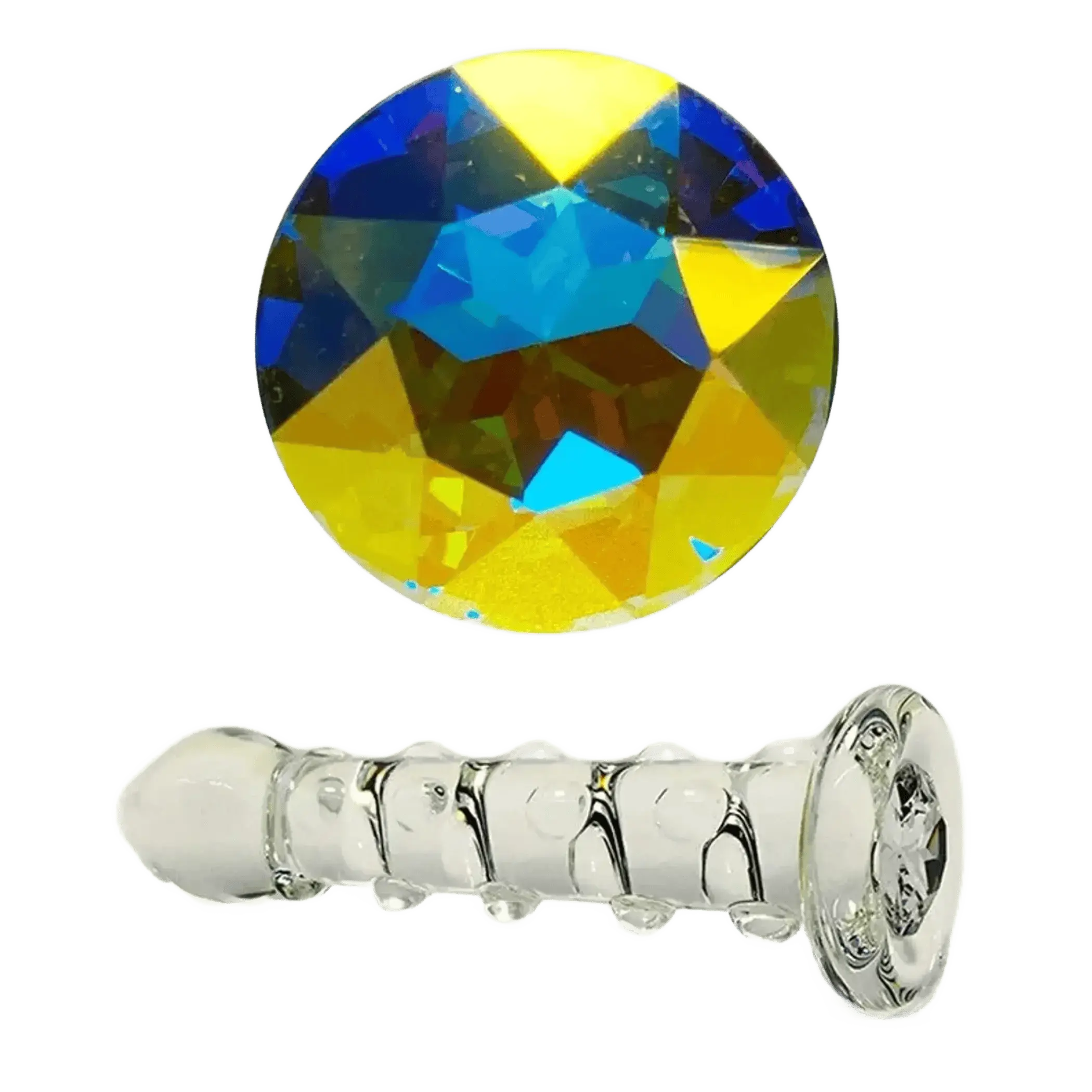 Star Delight Dildo - 7 Colors Available Crystal Delights