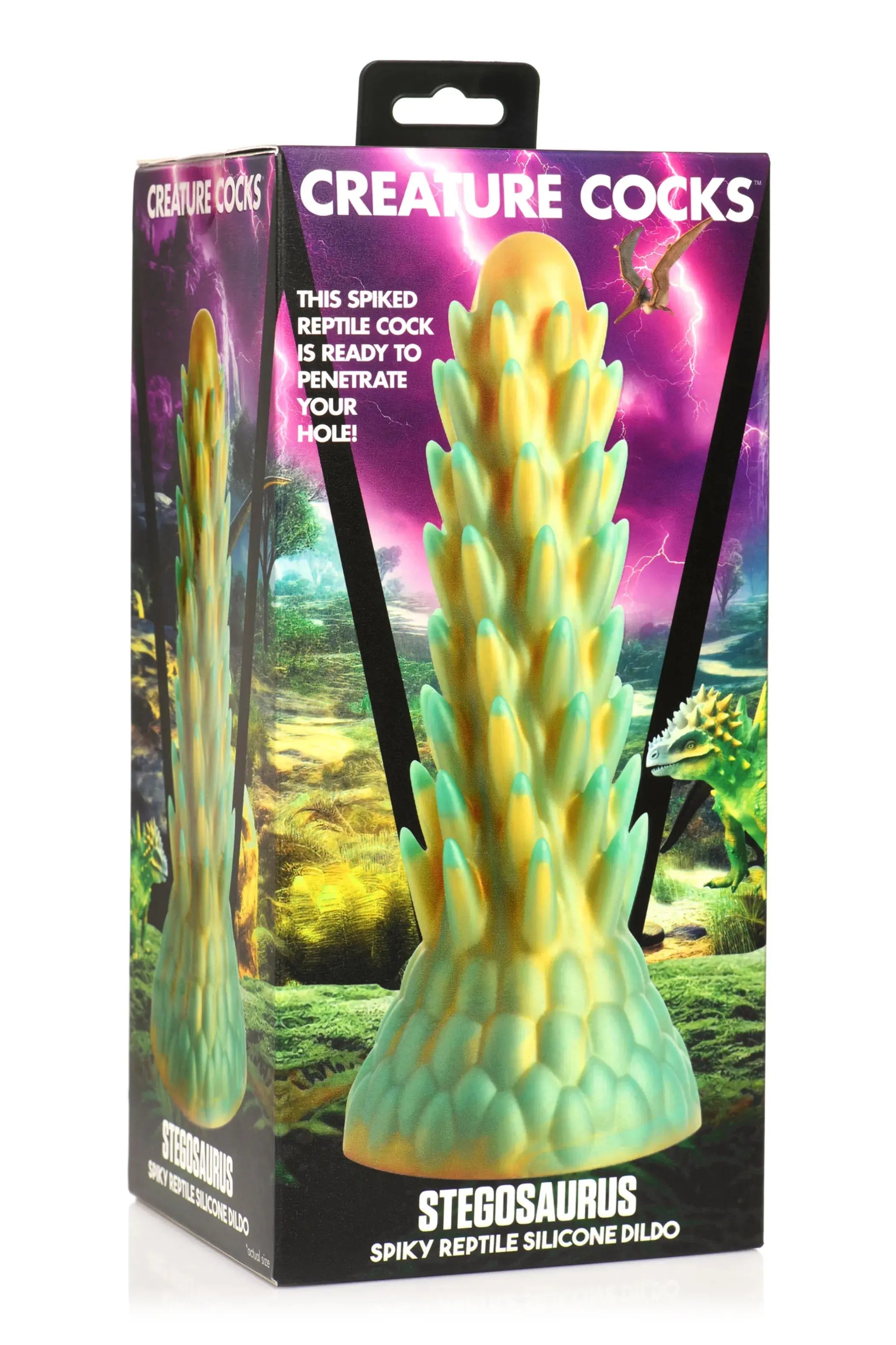 Stegosaurus Spiky Reptile Dildo XR Brands