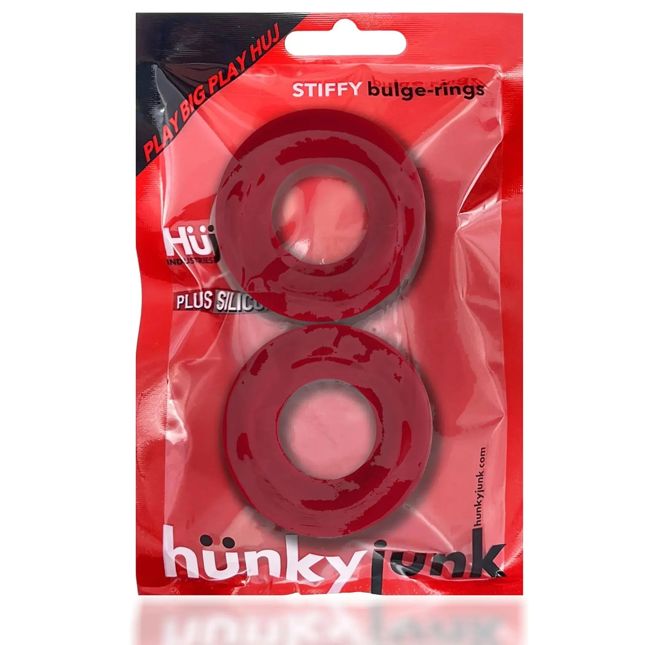 Stiffy 2-Pack C-Rings Cherry Ice OXBALLS