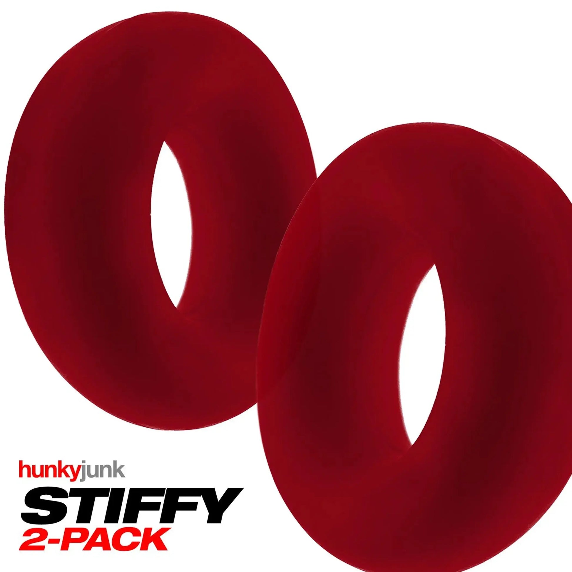 Stiffy 2-Pack C-Rings Cherry Ice OXBALLS