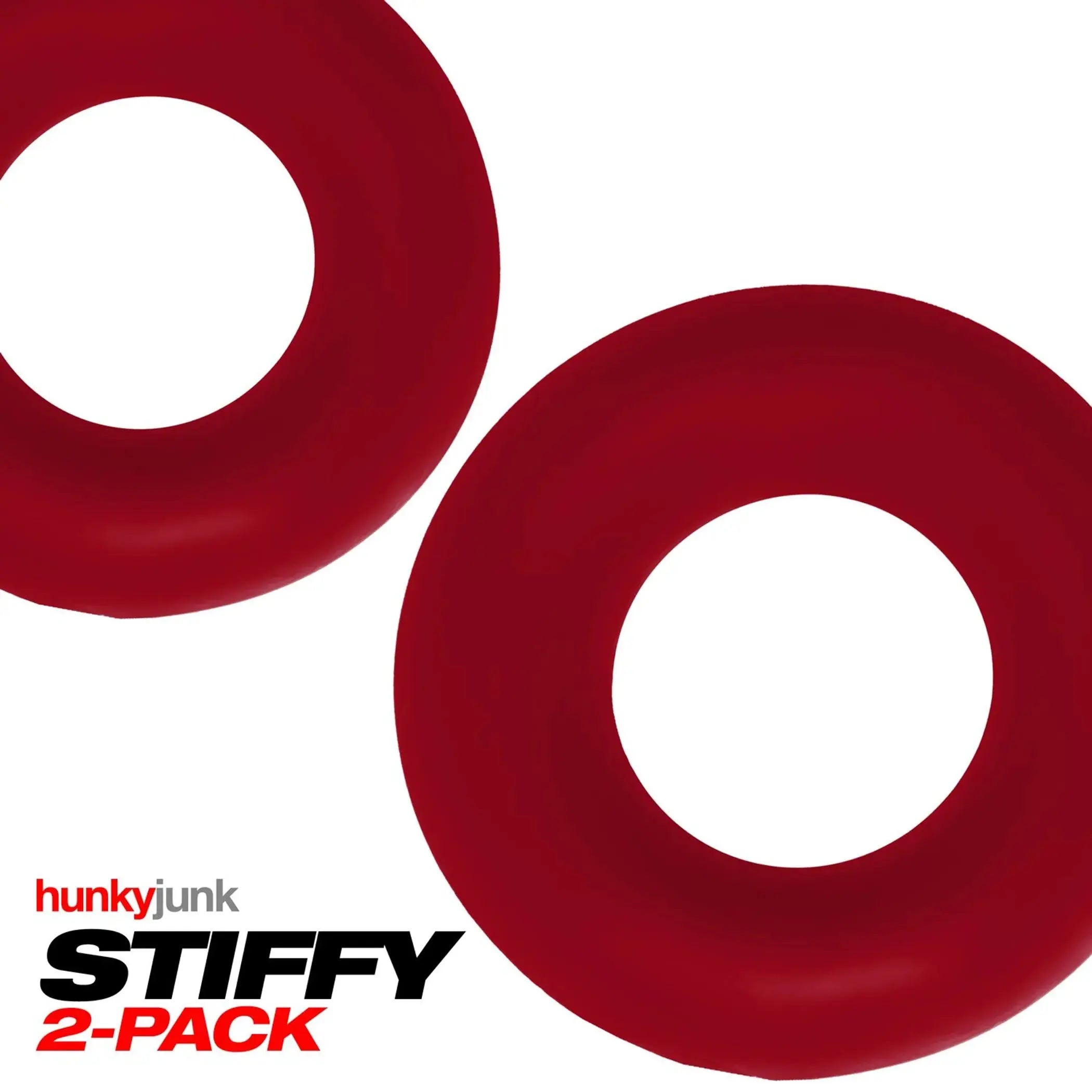 Stiffy 2-Pack C-Rings Cherry Ice OXBALLS