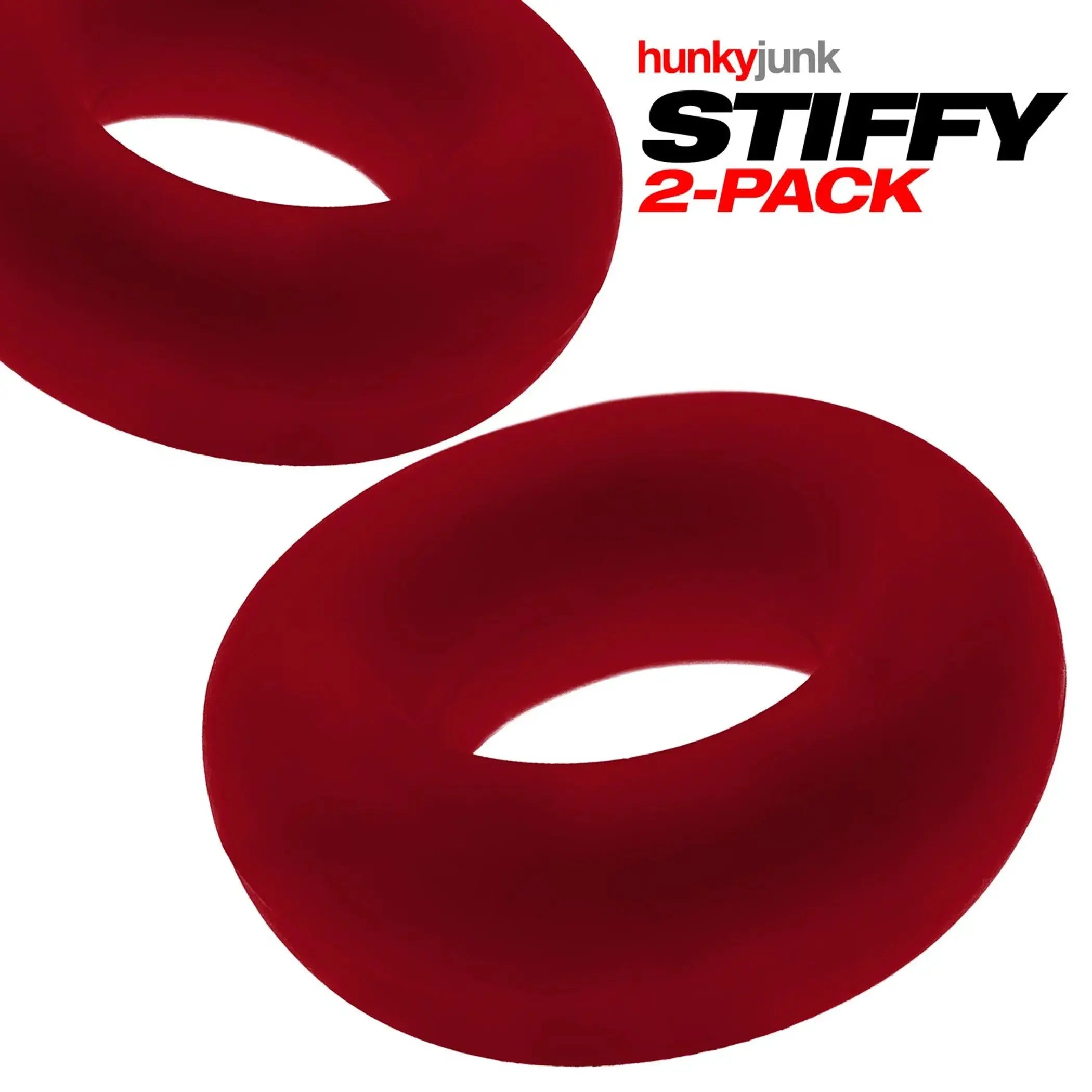 Stiffy 2-Pack C-Rings Cherry Ice OXBALLS