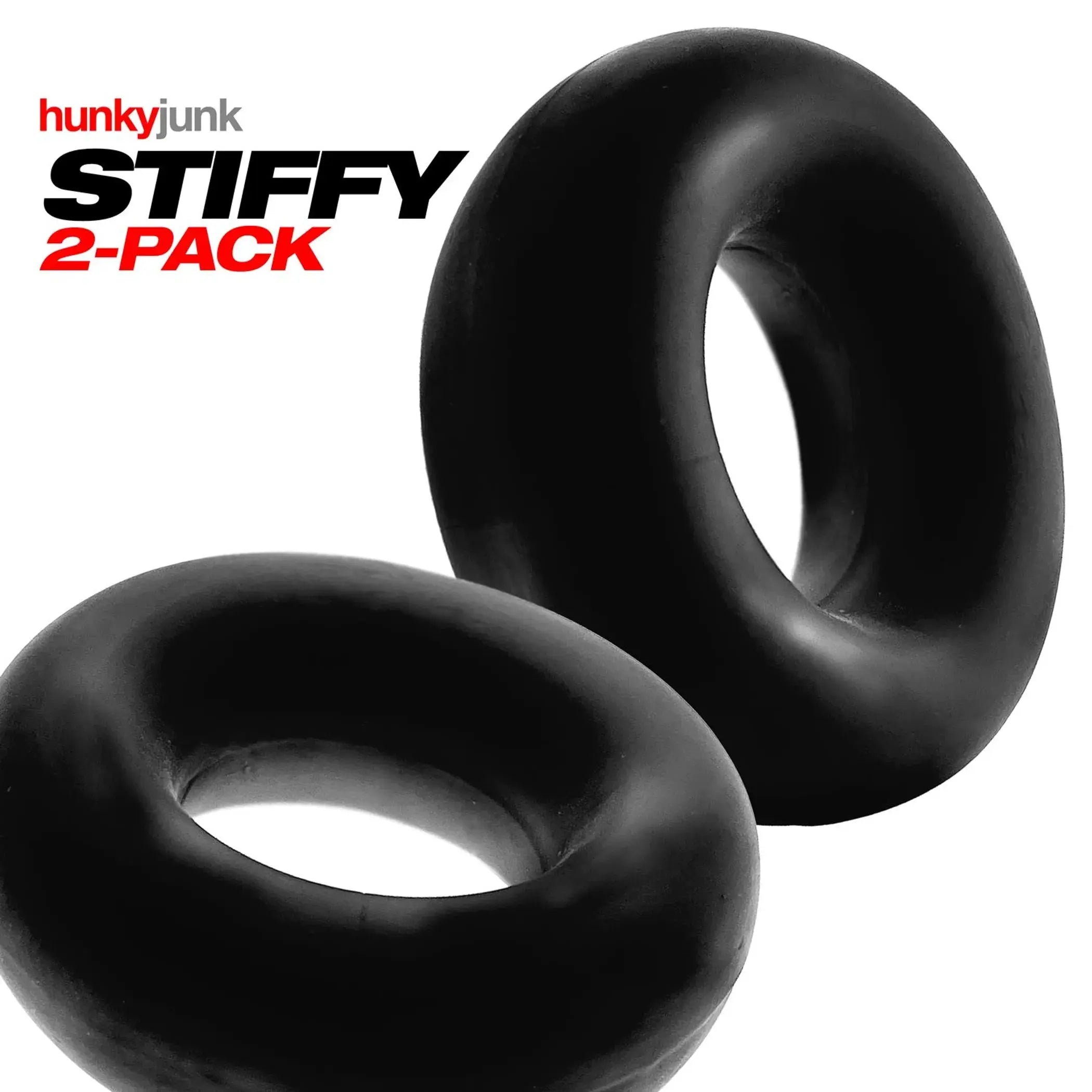 Stiffy 2-Pack C-Rings Tar Ice OXBALLS