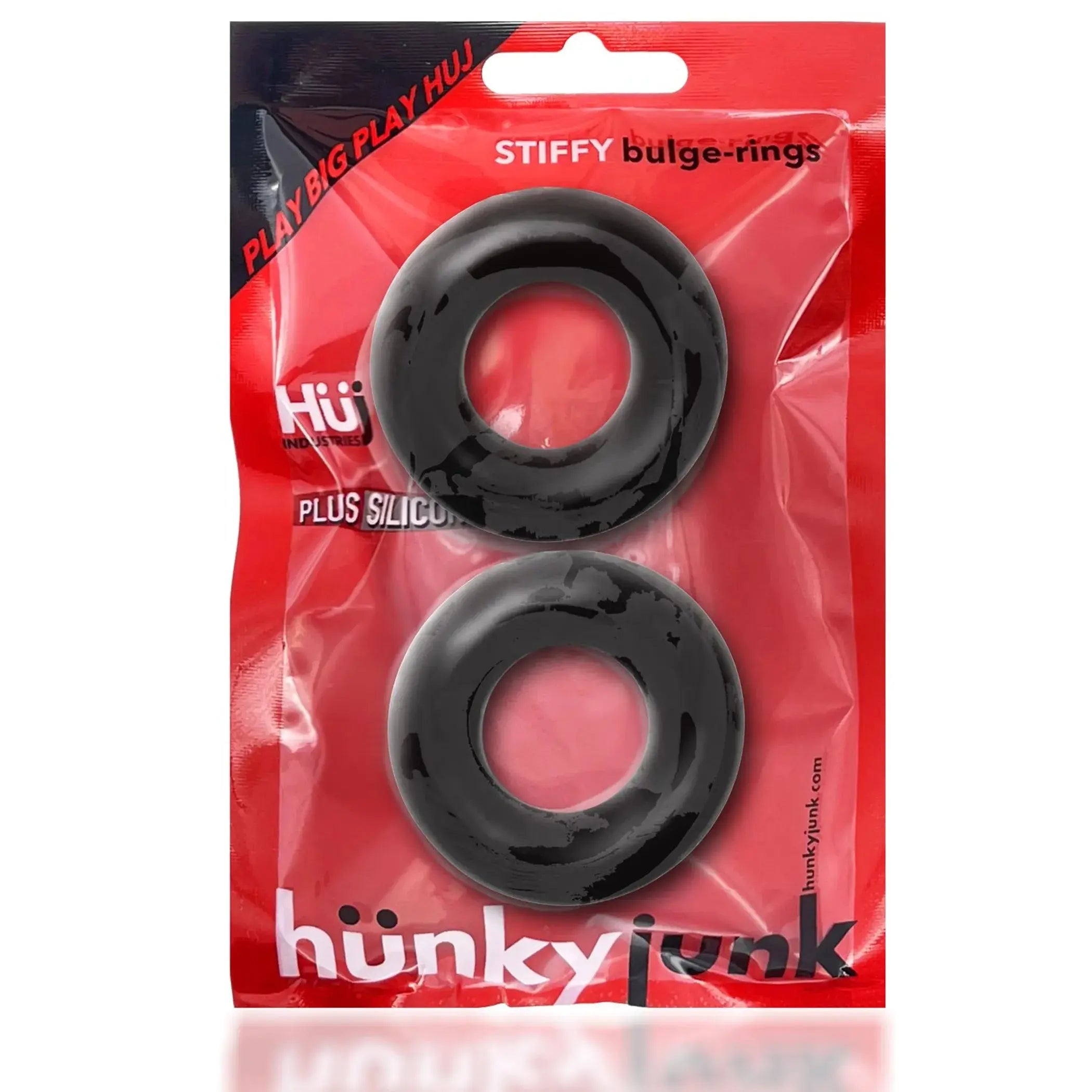 Stiffy 2-Pack C-Rings Tar Ice OXBALLS