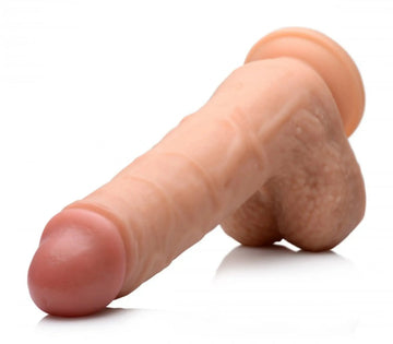 Strap U Real Thrust Thrusting & Vibrating Silicone Dildo with Remote Control XR Brands