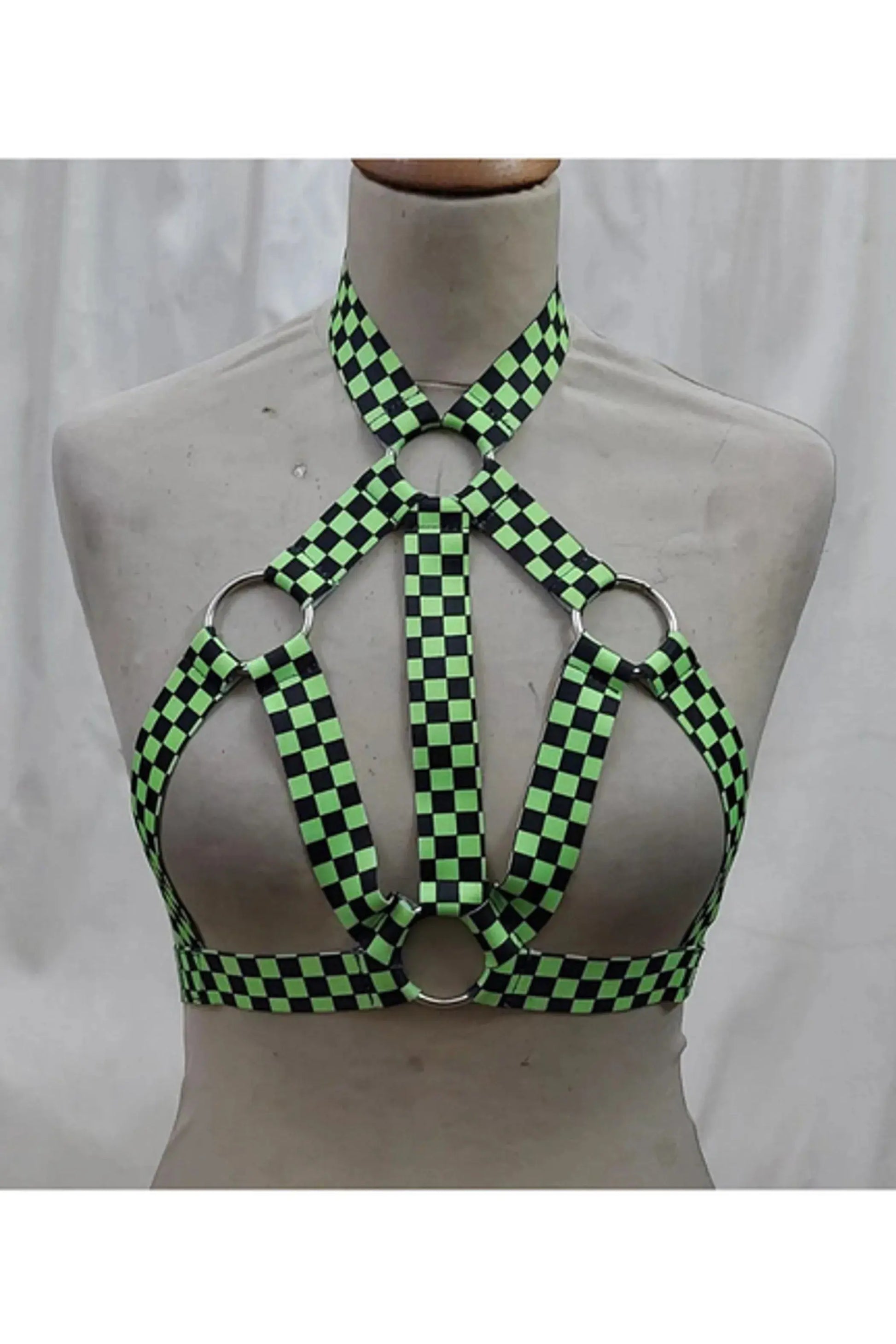 Stretchy Body Harness with Hardware Daisy Corsets