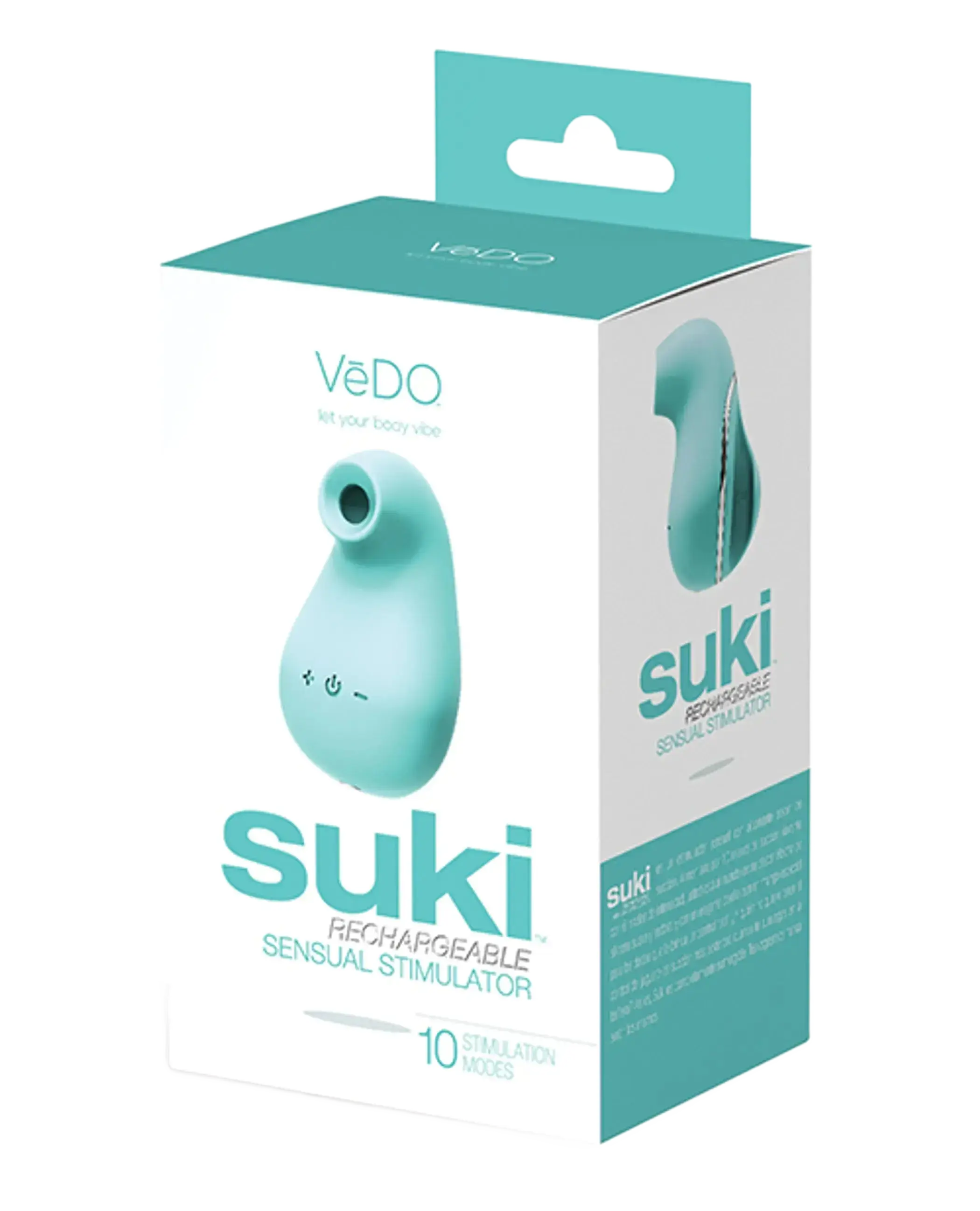 VEDO SUKI RECHARGEABLE SONIC VIBE TEASE ME TURQUOISE Vedo