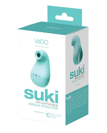 VEDO SUKI RECHARGEABLE SONIC VIBE TEASE ME TURQUOISE Vedo