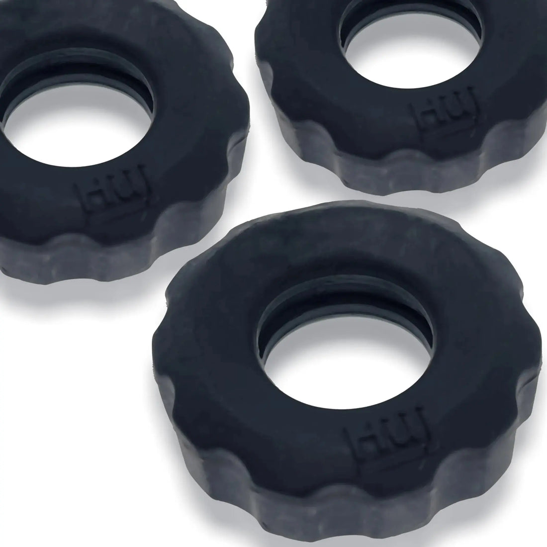 Super HUJ 3-Pack Cock Rings Tar Ice OXBALLS