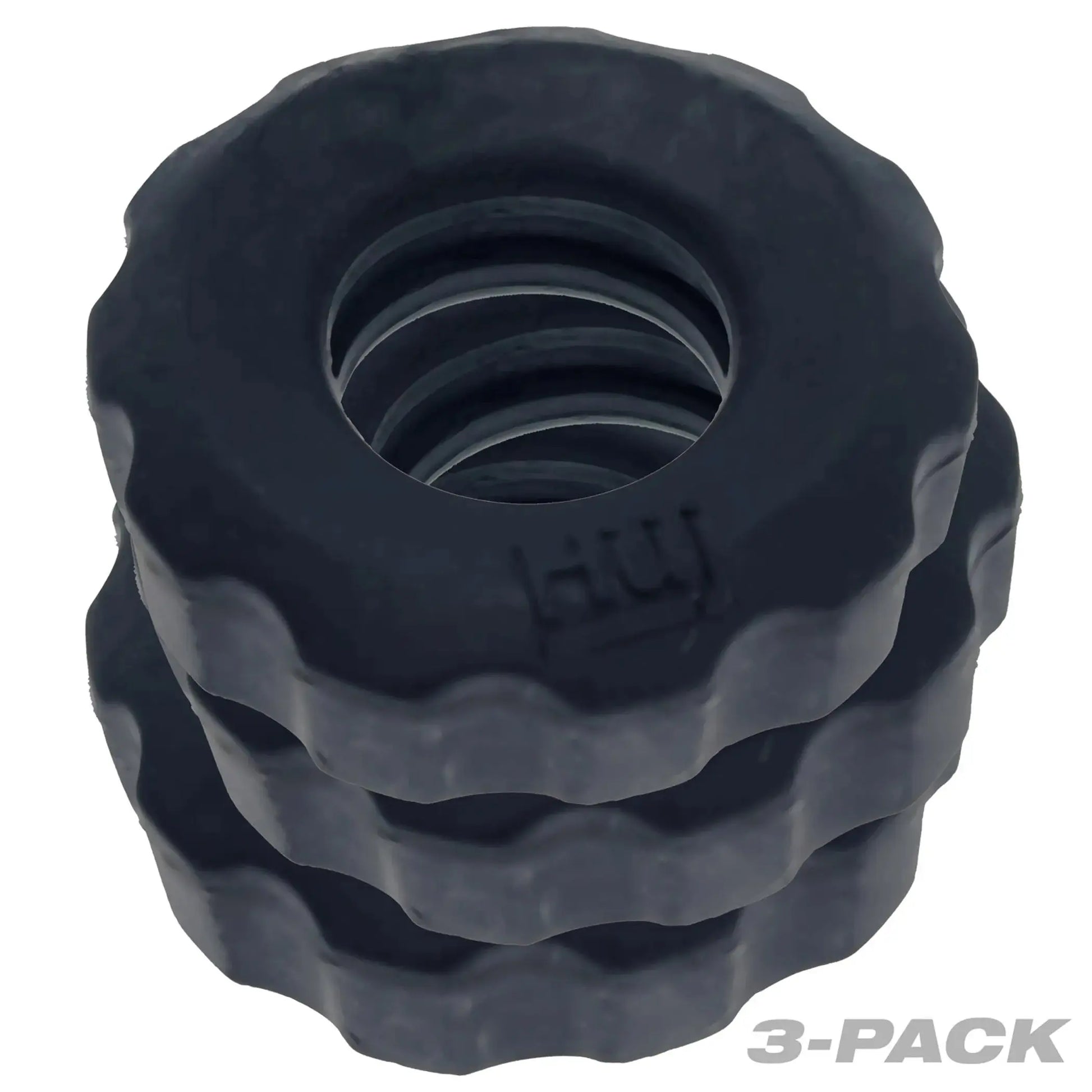 Super HUJ 3-Pack Cock Rings Tar Ice OXBALLS