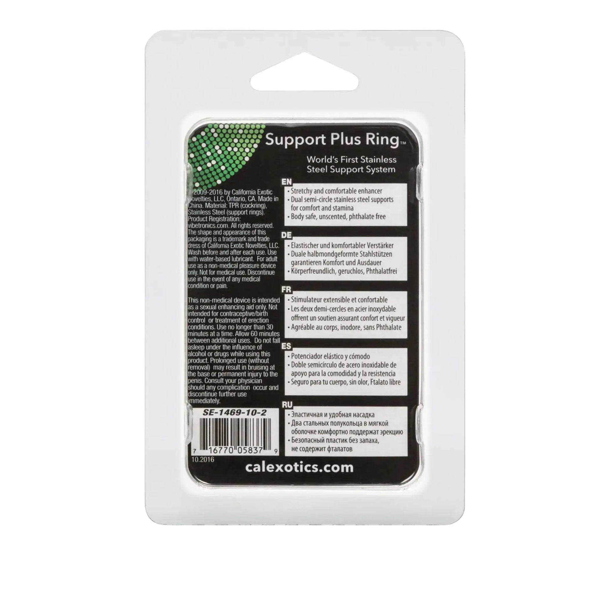Support Plus Enhancer Ring California Exotic Novelties
